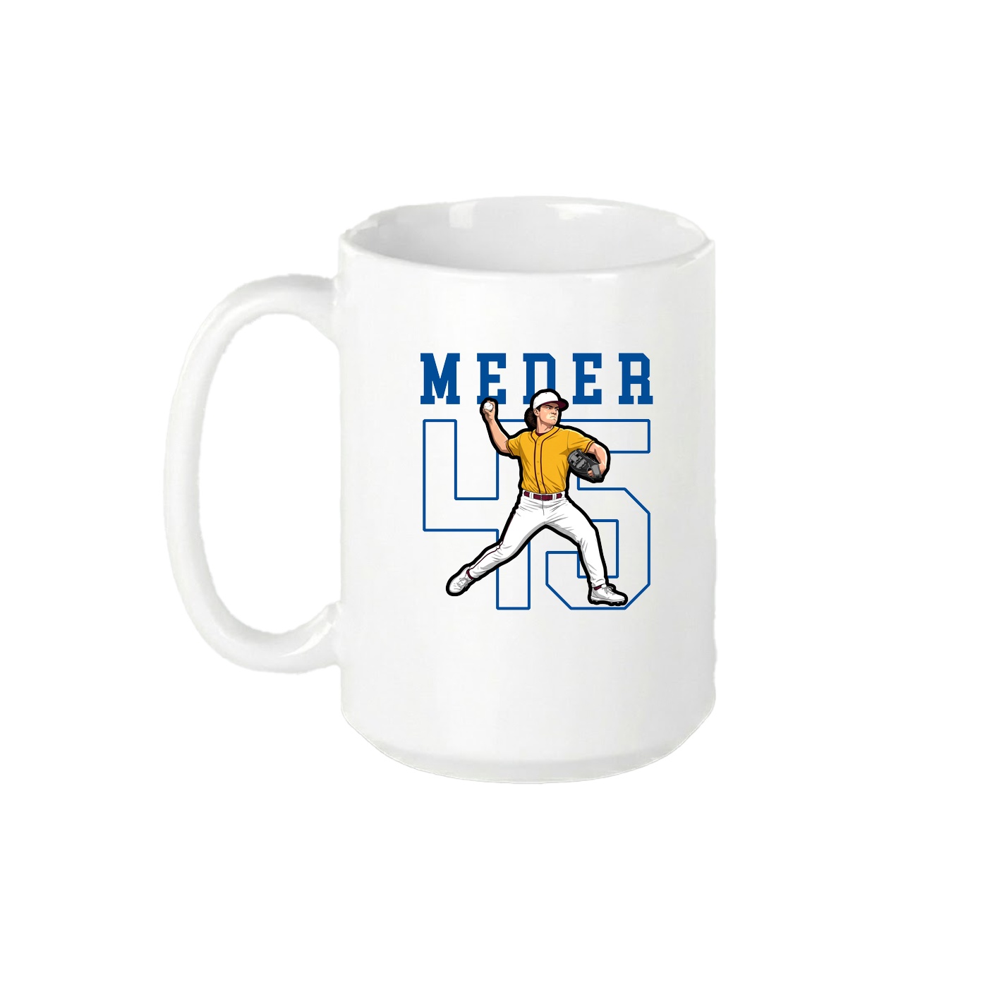 15oz Coffee Mug — Shirsey in White