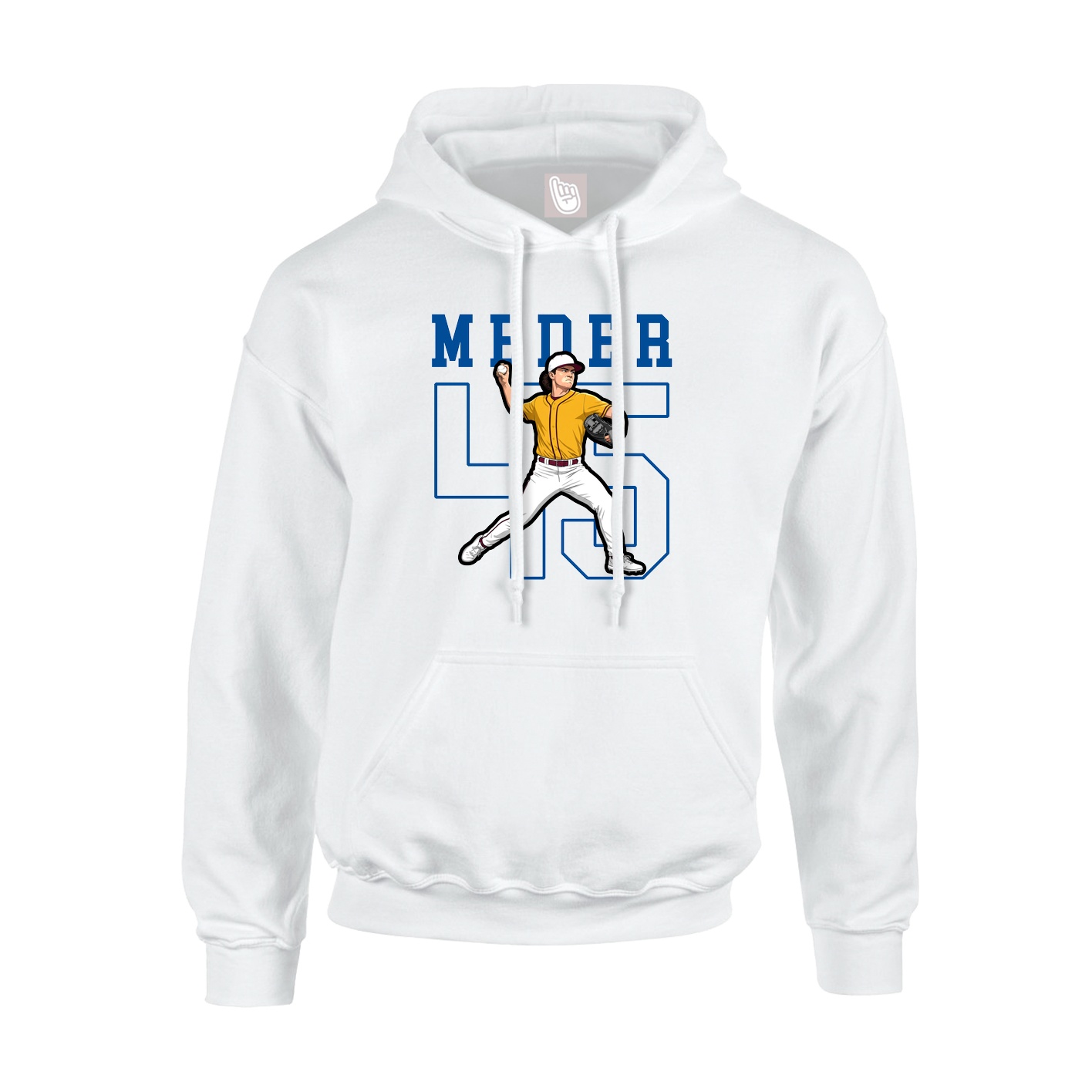 Hoodie — Shirsey in White