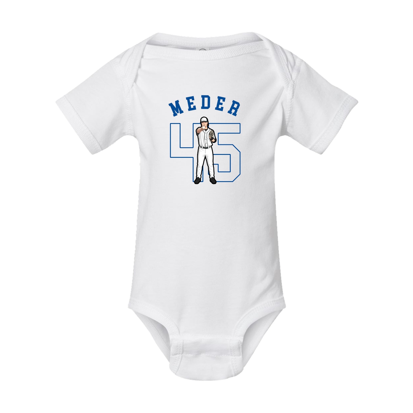 Baby Onesie — Shirsey Arch in White