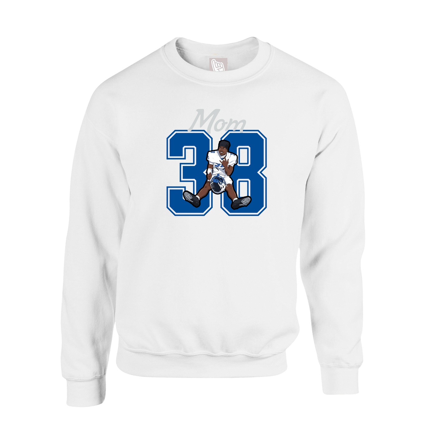 Fleece Crew — Mothers Day Shirsey in White