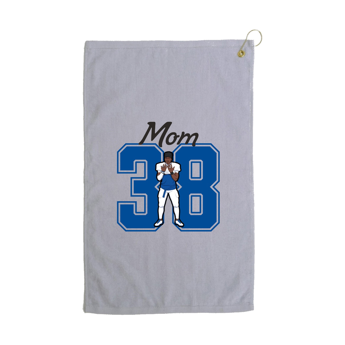 Golf Towel — Mothers Day Shirsey in Grey