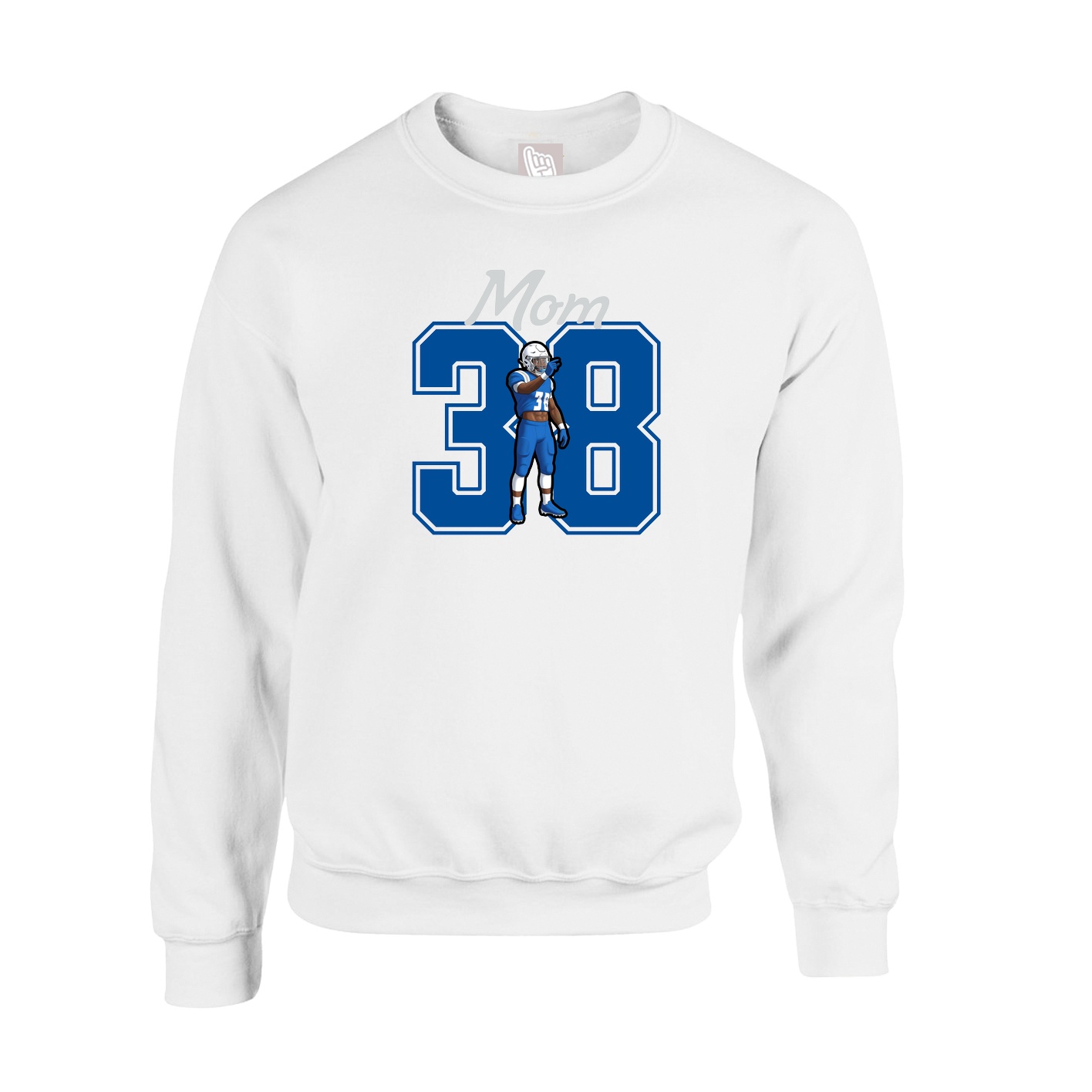 Fleece Crew — Mothers Day Shirsey in White