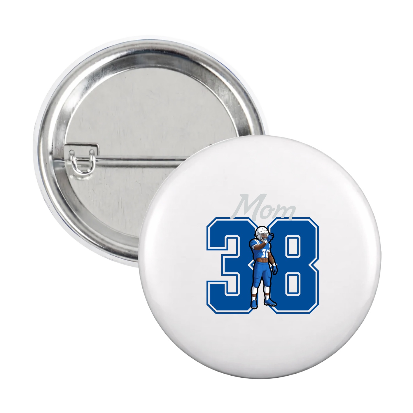 Game Day Button — Mothers Day Shirsey in White