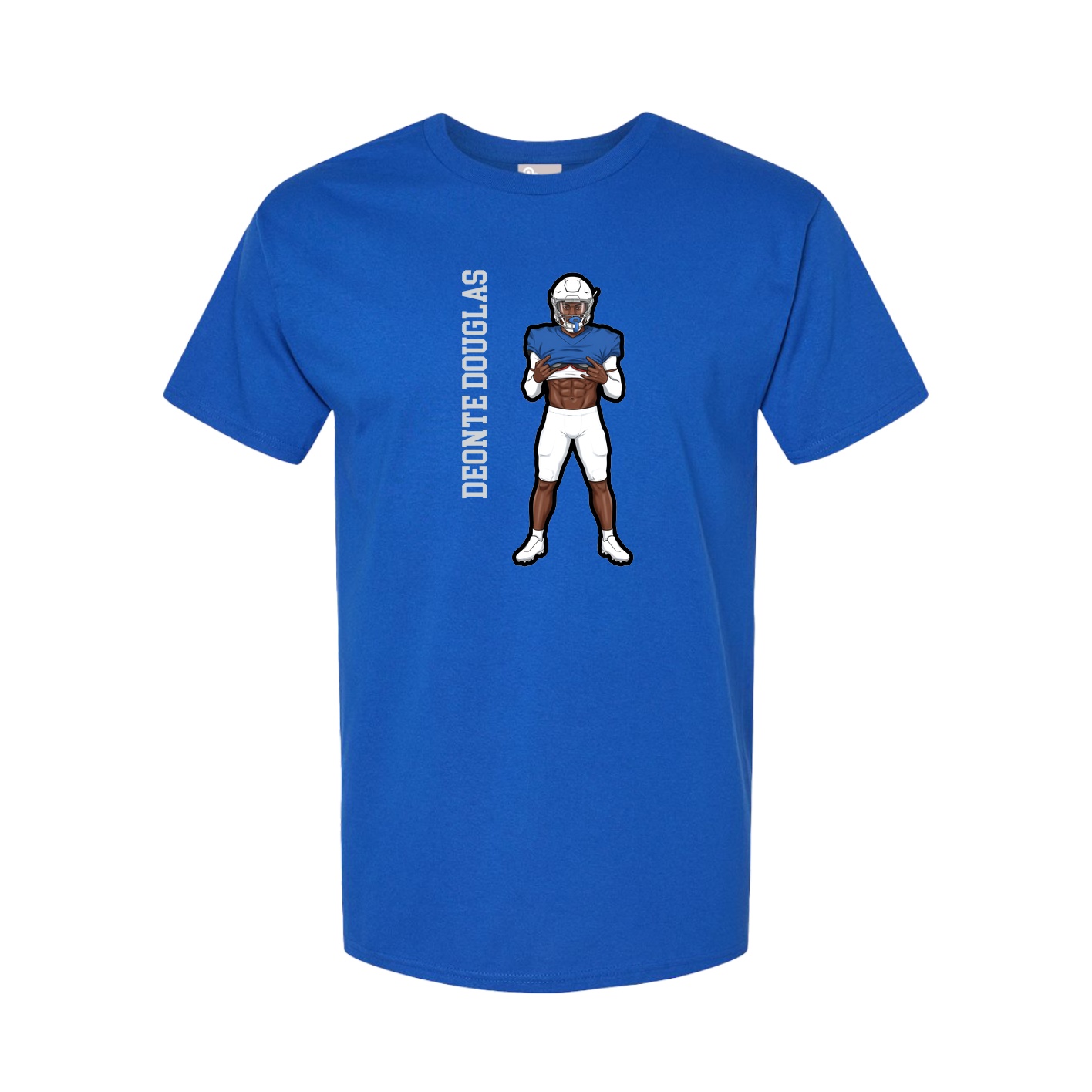 Tee — Name Vertical in Royal