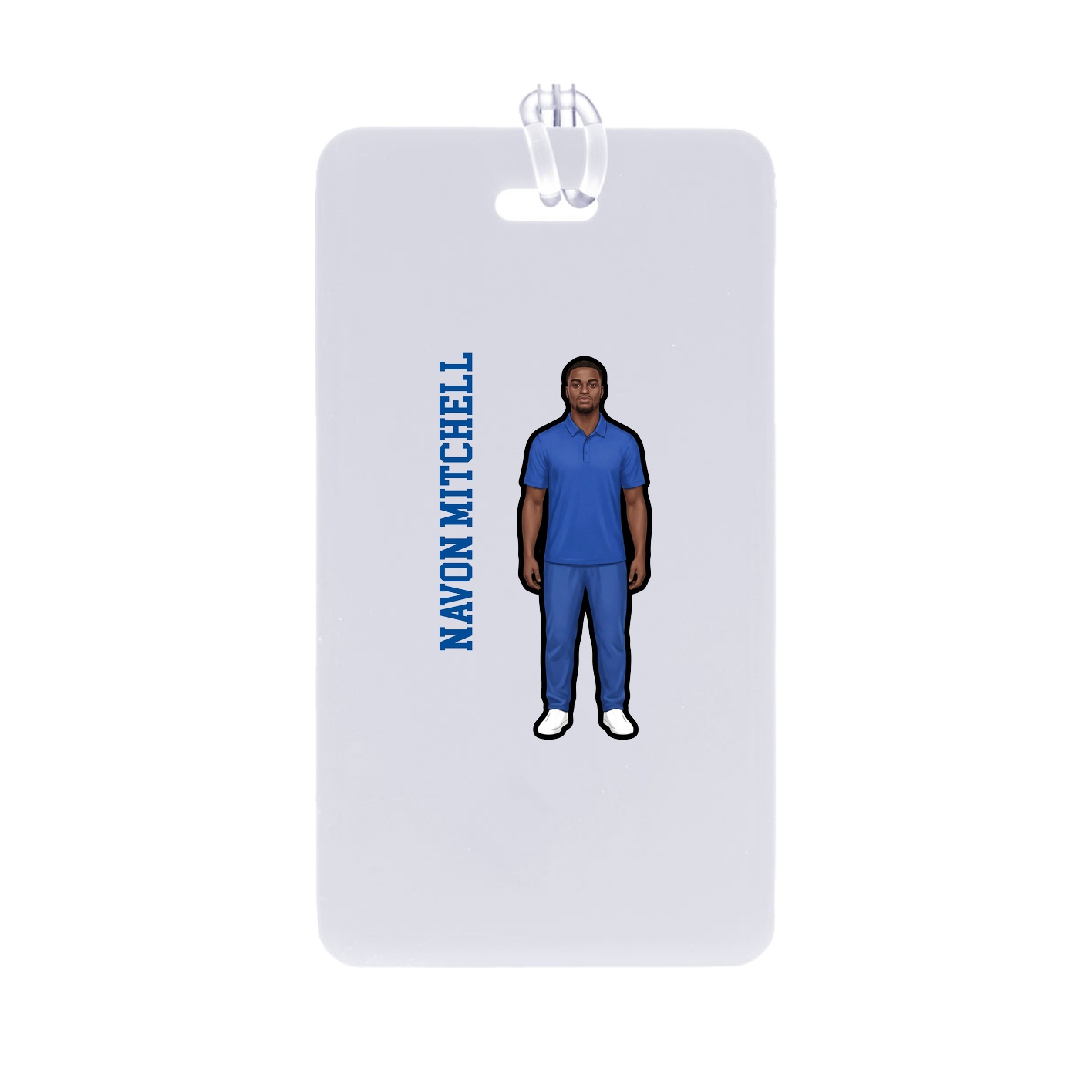 Bag Tag — Name Vertical in Classic