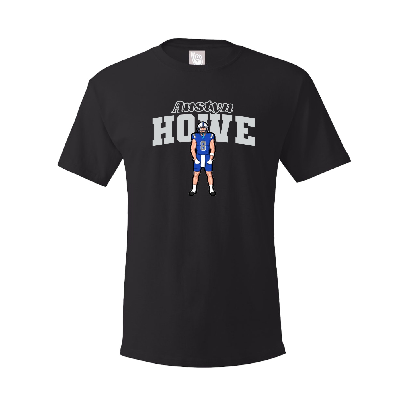 Youth Tee — Name Arch in Black
