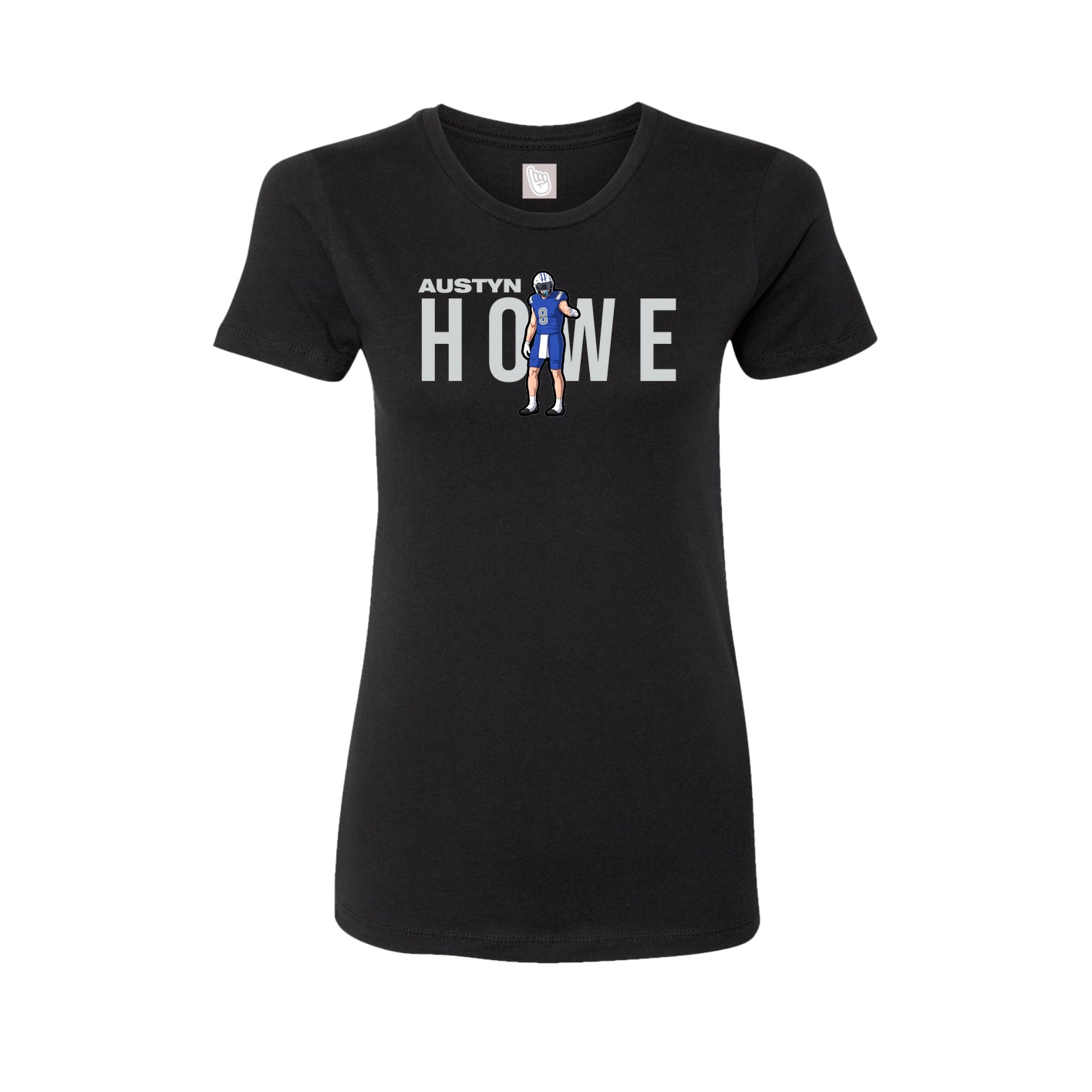 Womens Tee — Player Name in Black