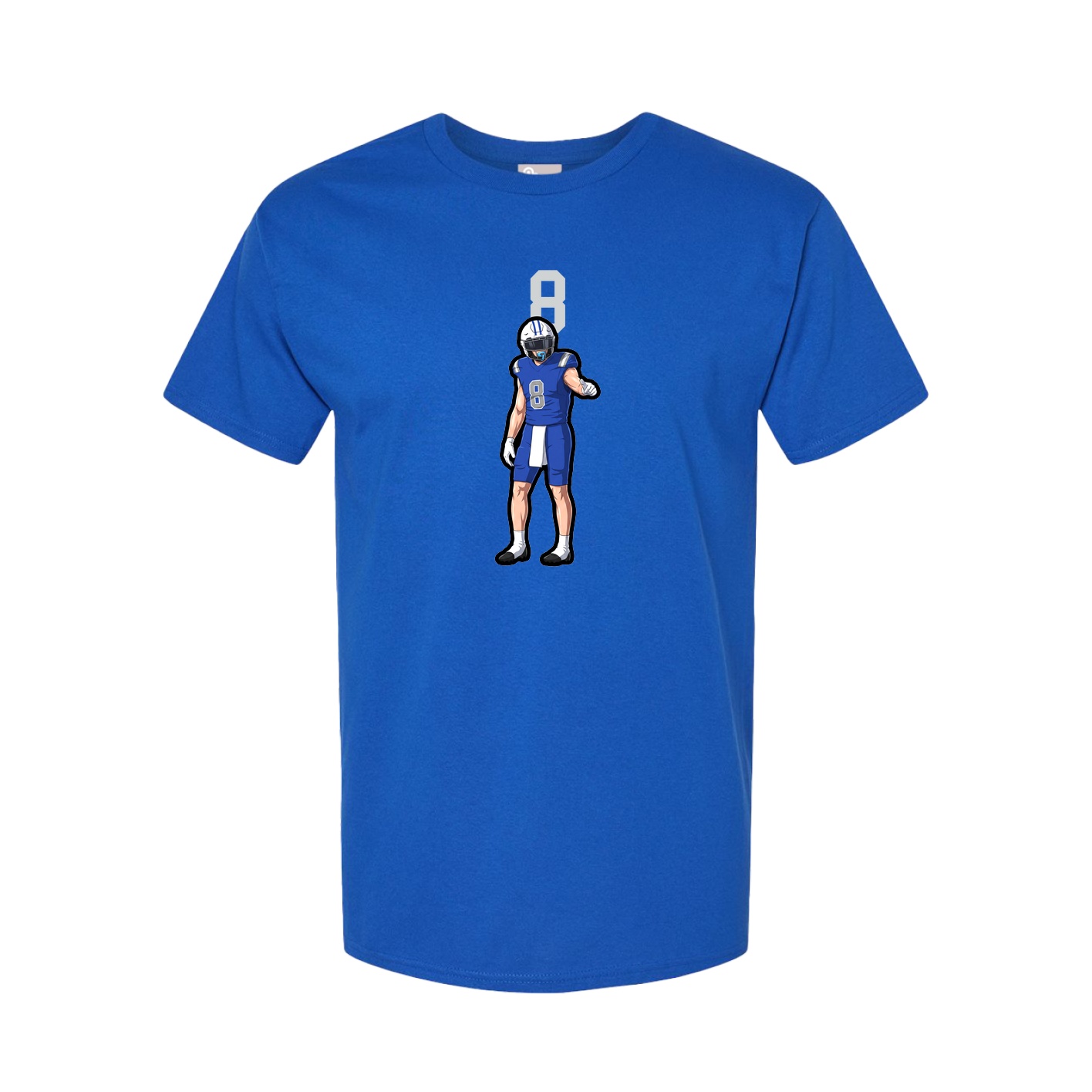 Tee — Number Top in Royal