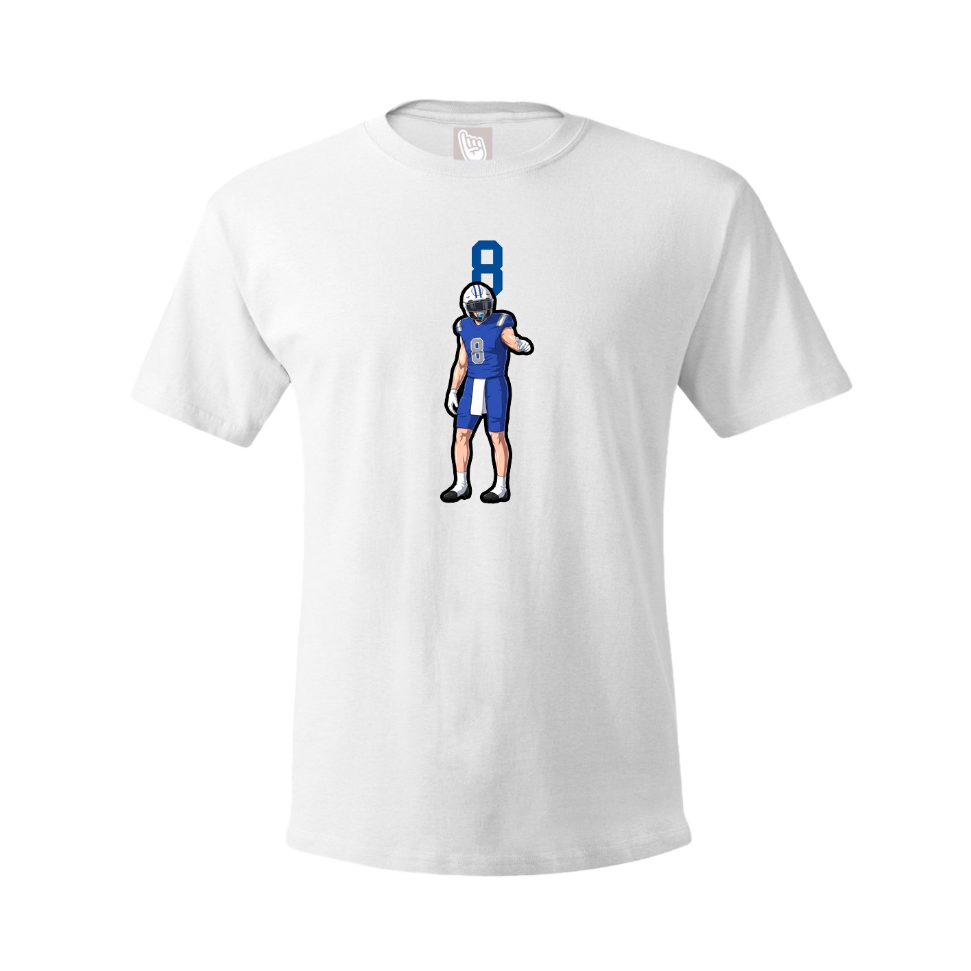 Tee — Number Top in White