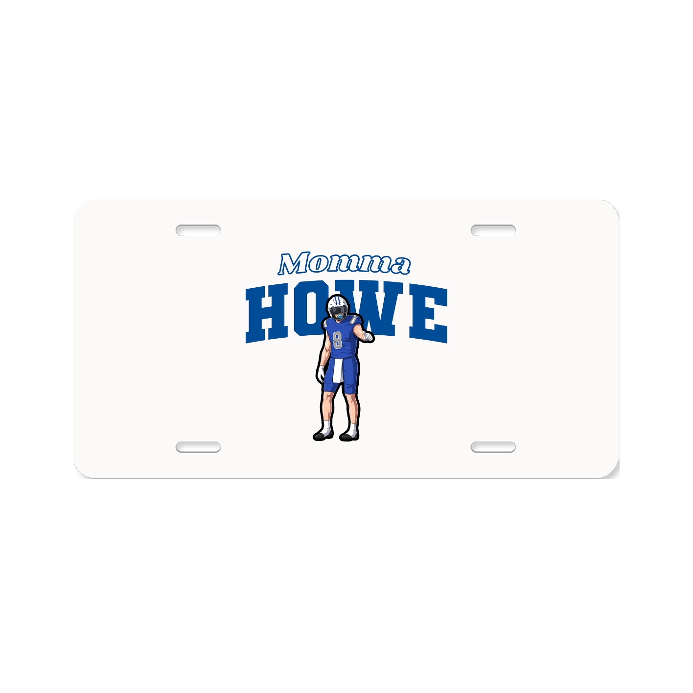 License Plate — Mothers Day Block in Classic