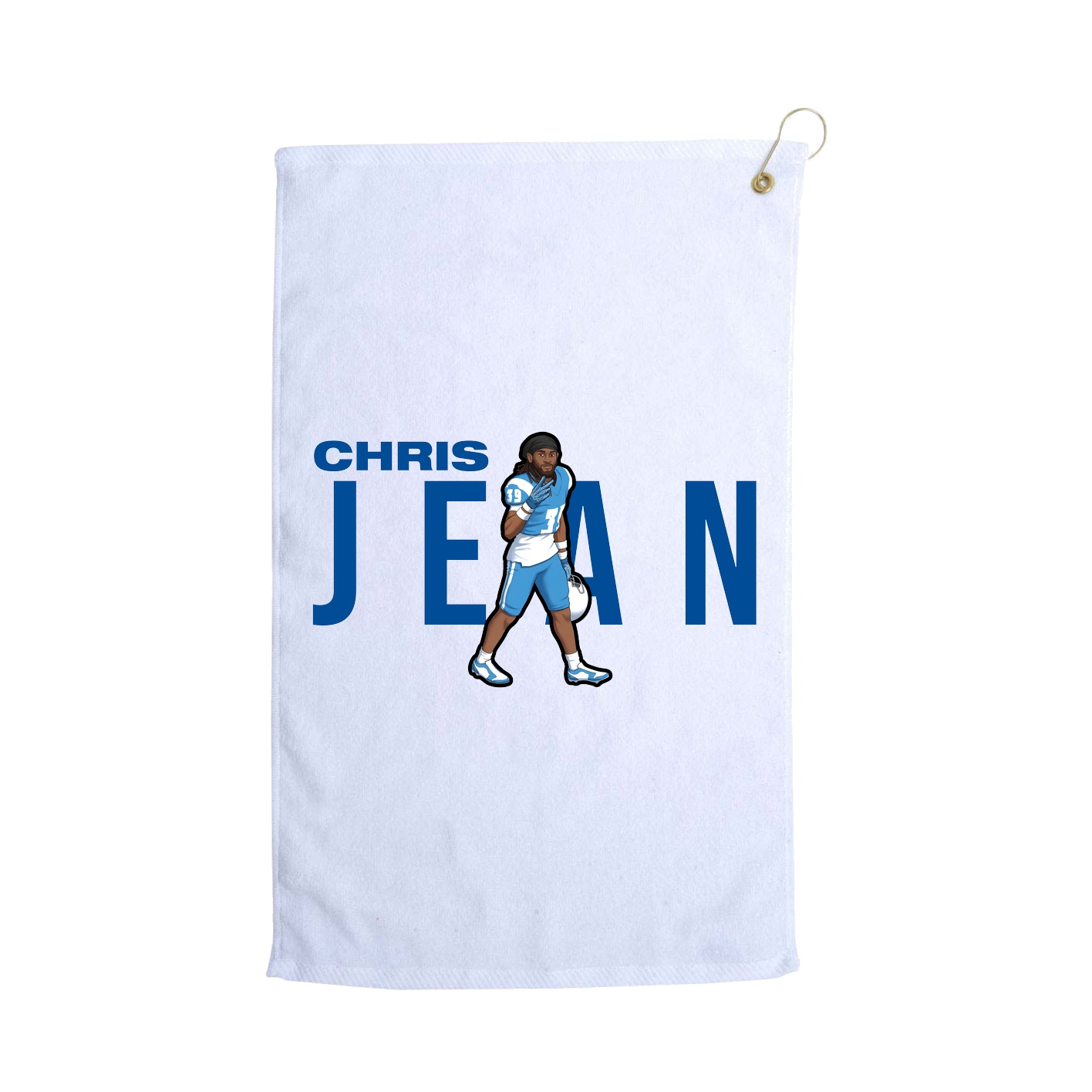 Golf Towel — Player Name in White