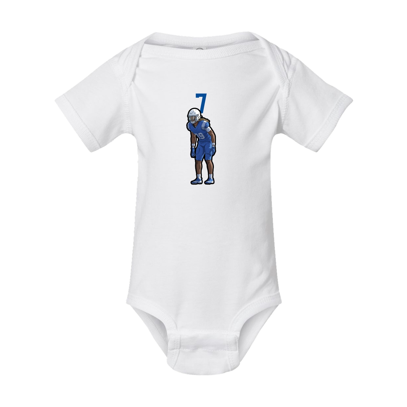 Baby Onesie — Number Top in White
