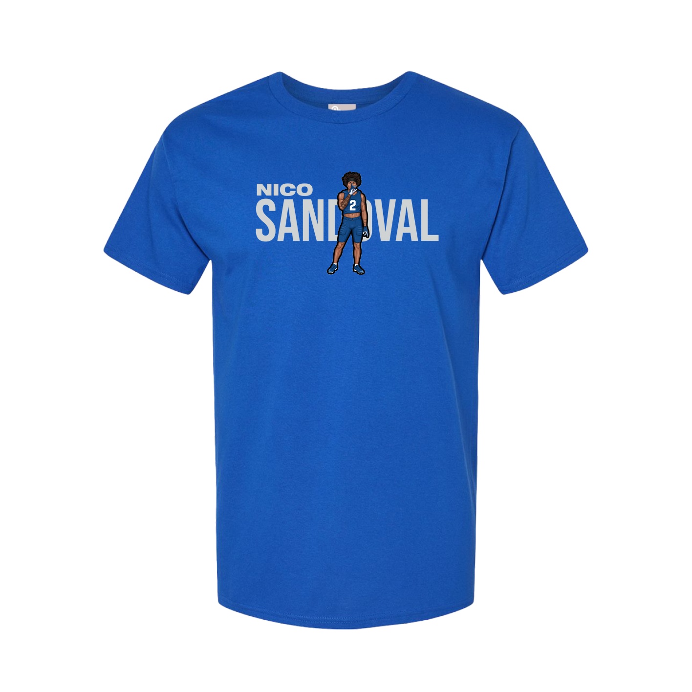 Youth Tee — Player Name in Royal