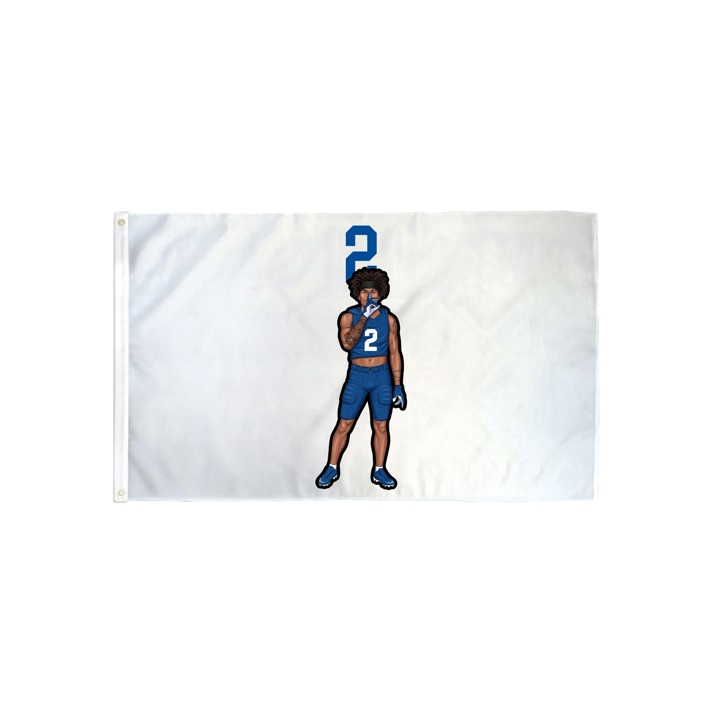 3x5 Flag — Number Top in Classic