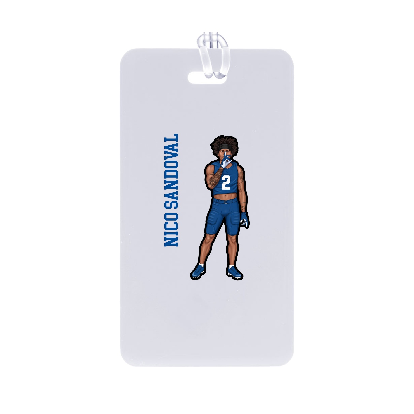 Bag Tag — Name Vertical in Classic