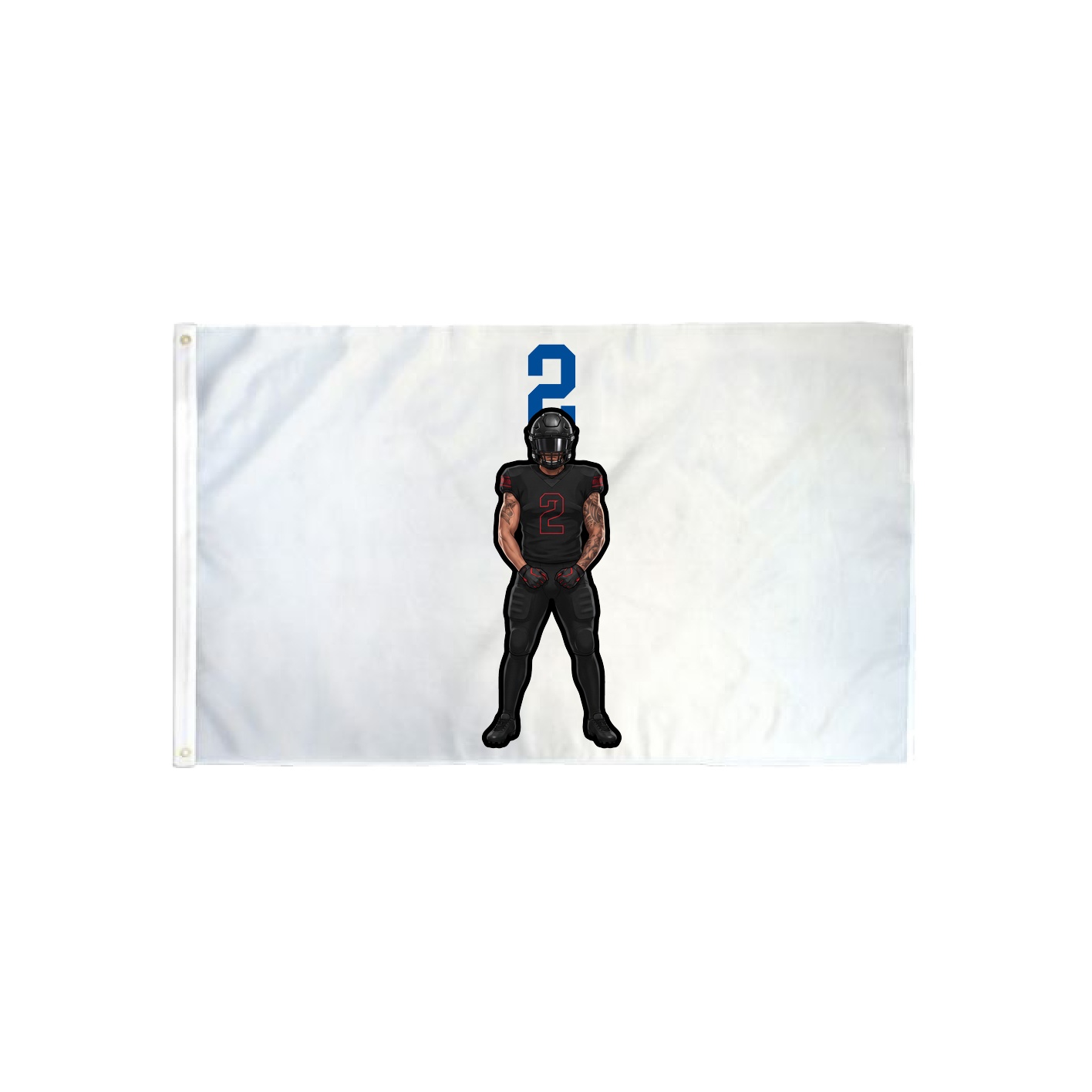 3x5 Flag — Number Top in Classic
