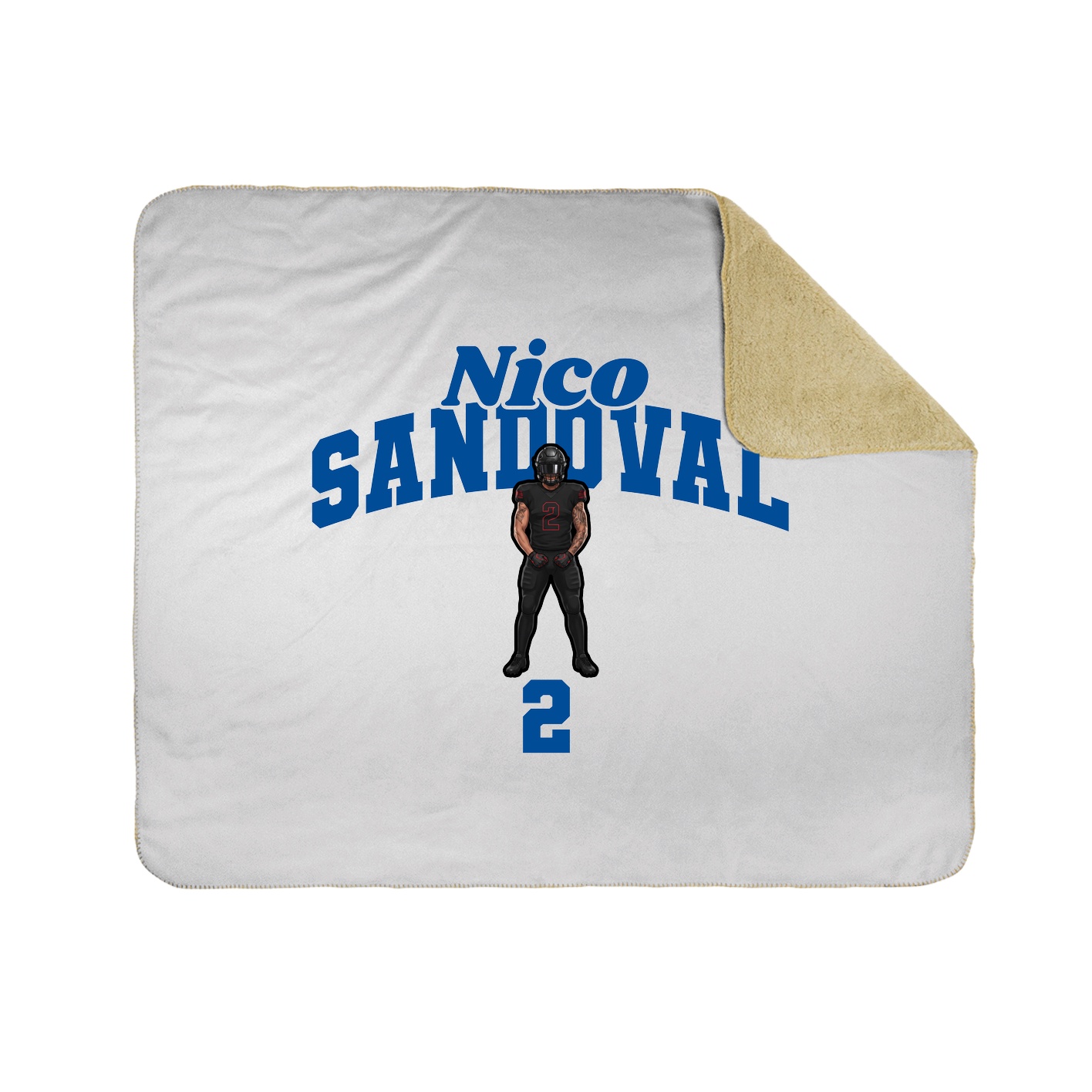 Throw Blanket — Signature Arch in White