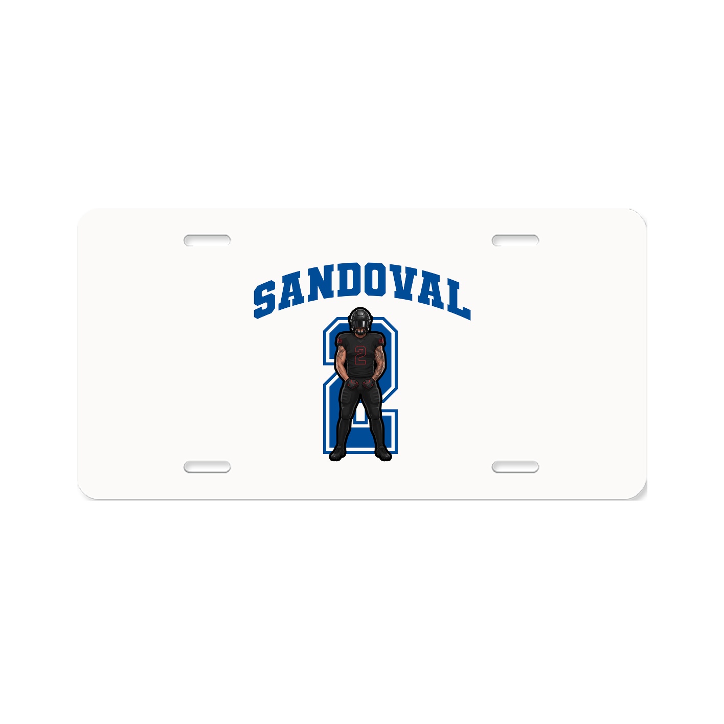 License Plate — Number in Classic