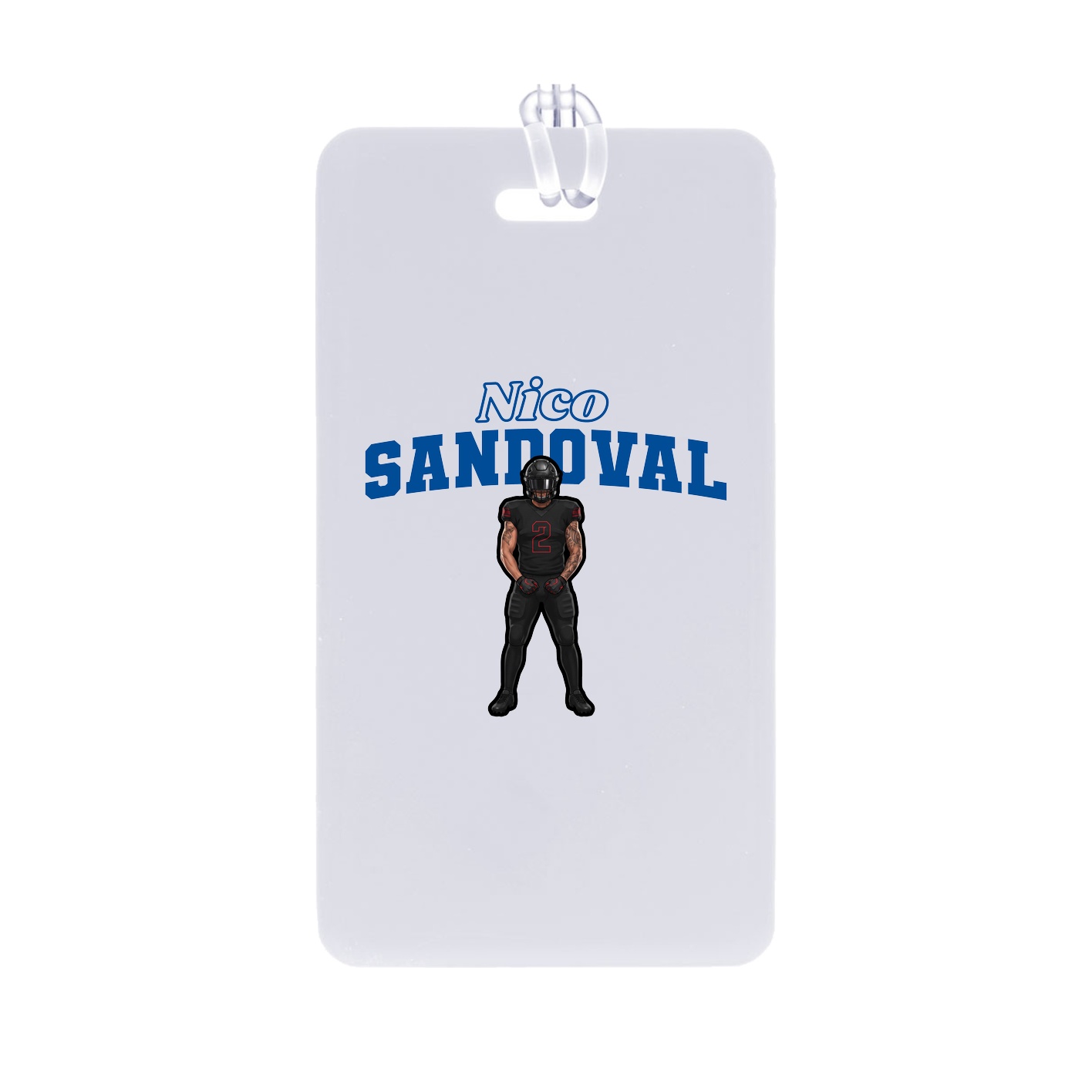 Bag Tag — Name Arch in Classic