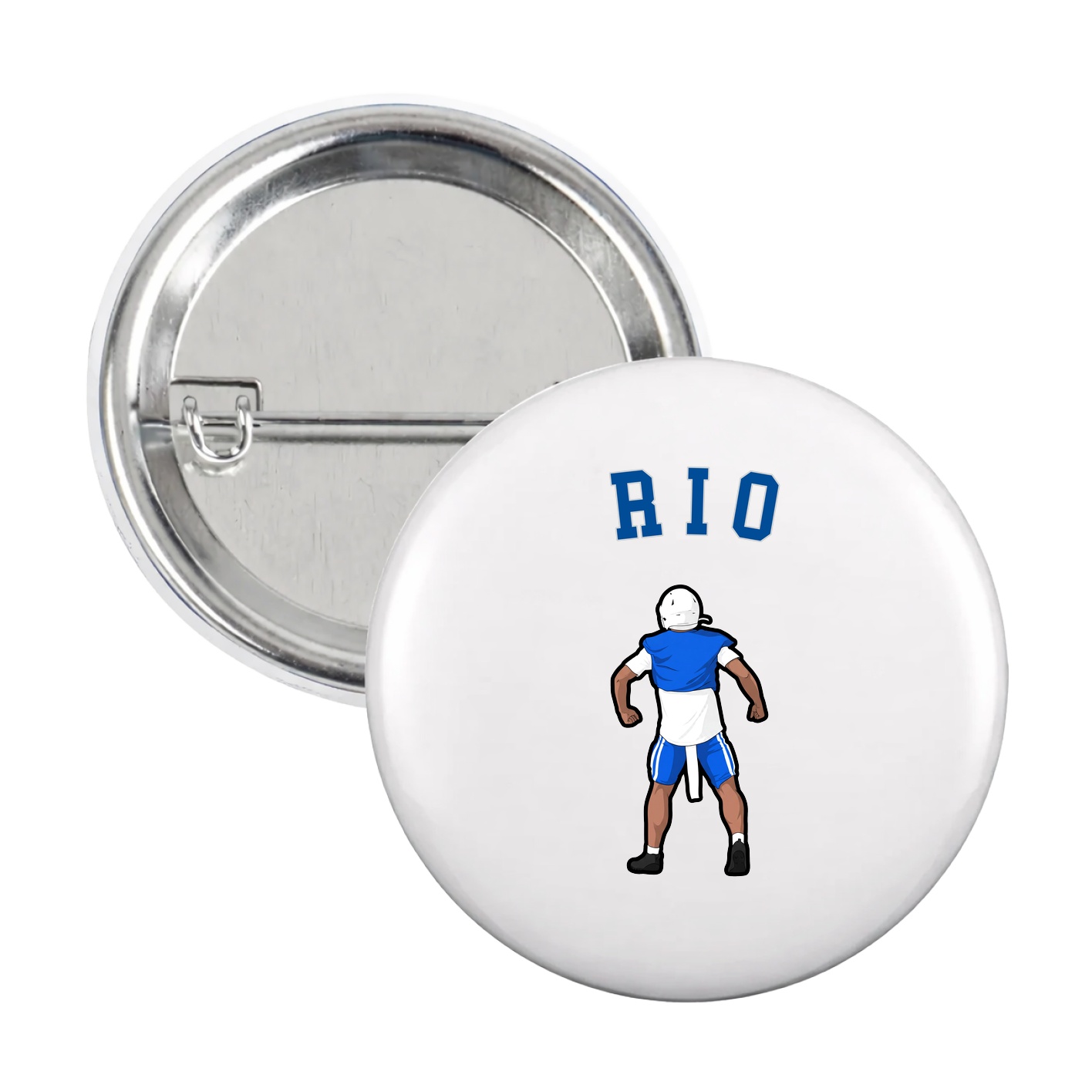 Game Day Button — Shirsey Arch in White