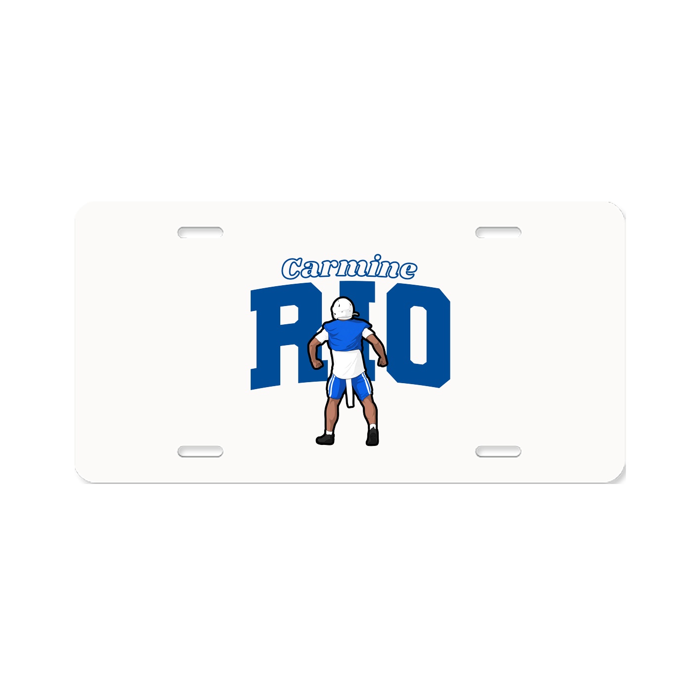 License Plate — Name Arch in Classic