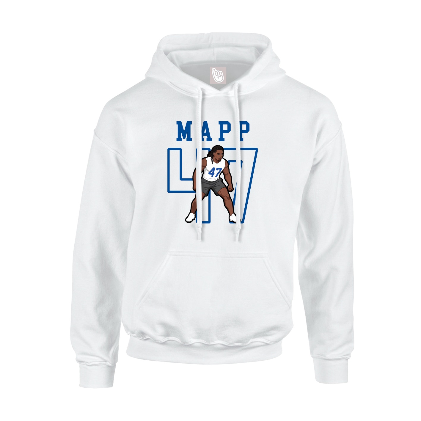 Youth Hoodie — Shirsey in White