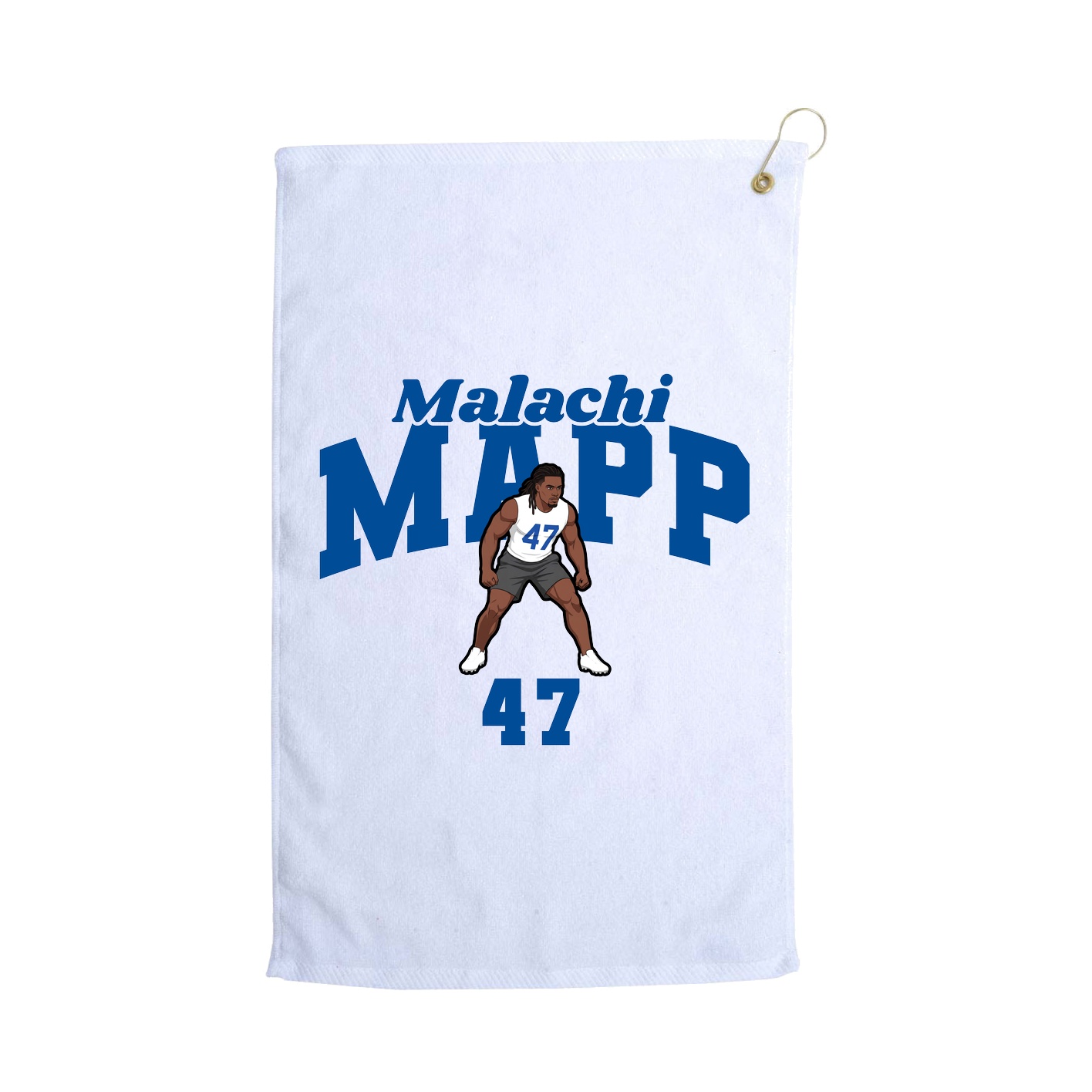 Golf Towel — Signature Arch in White