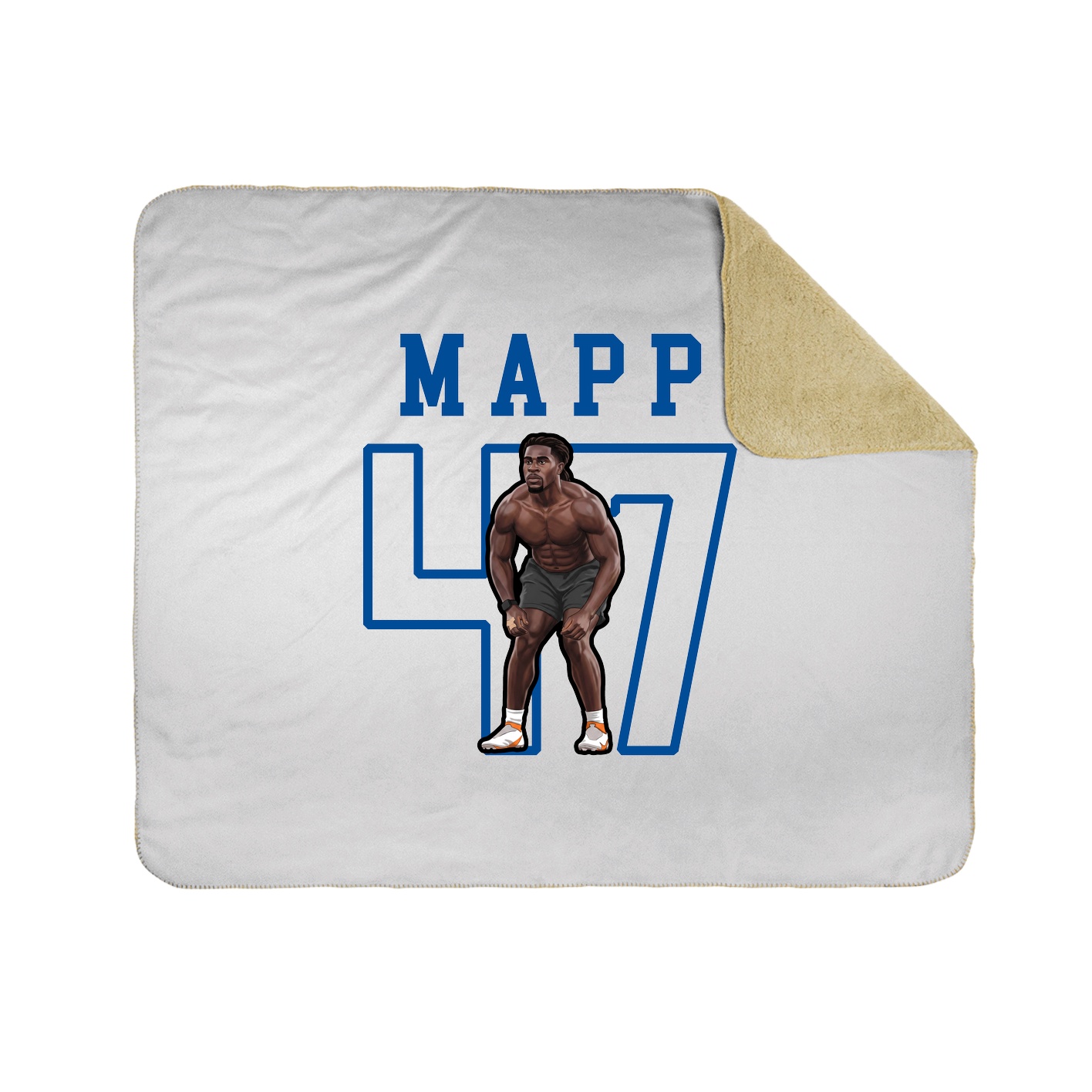 Throw Blanket — Shirsey in White