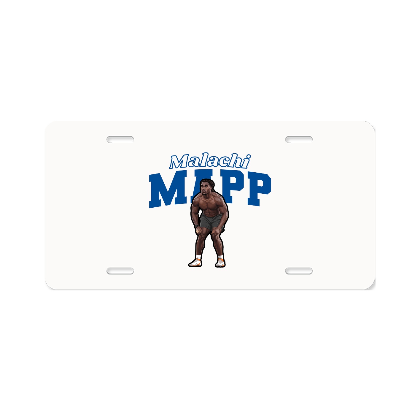 License Plate — Name Arch in Classic
