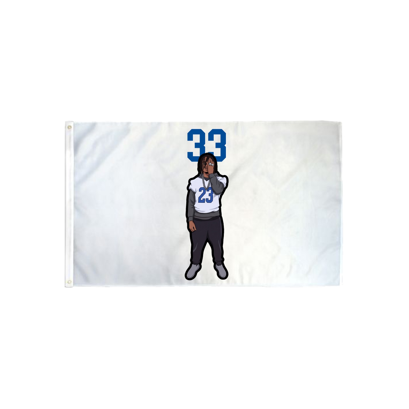 3x5 Flag — Number Top in Classic