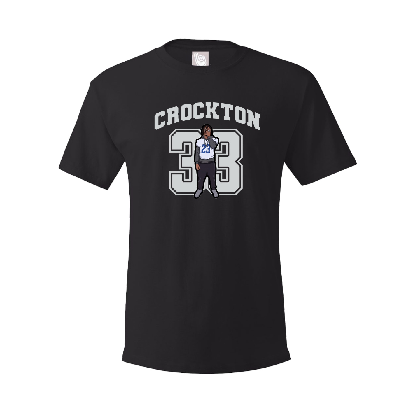 Youth Tee — Number in Black