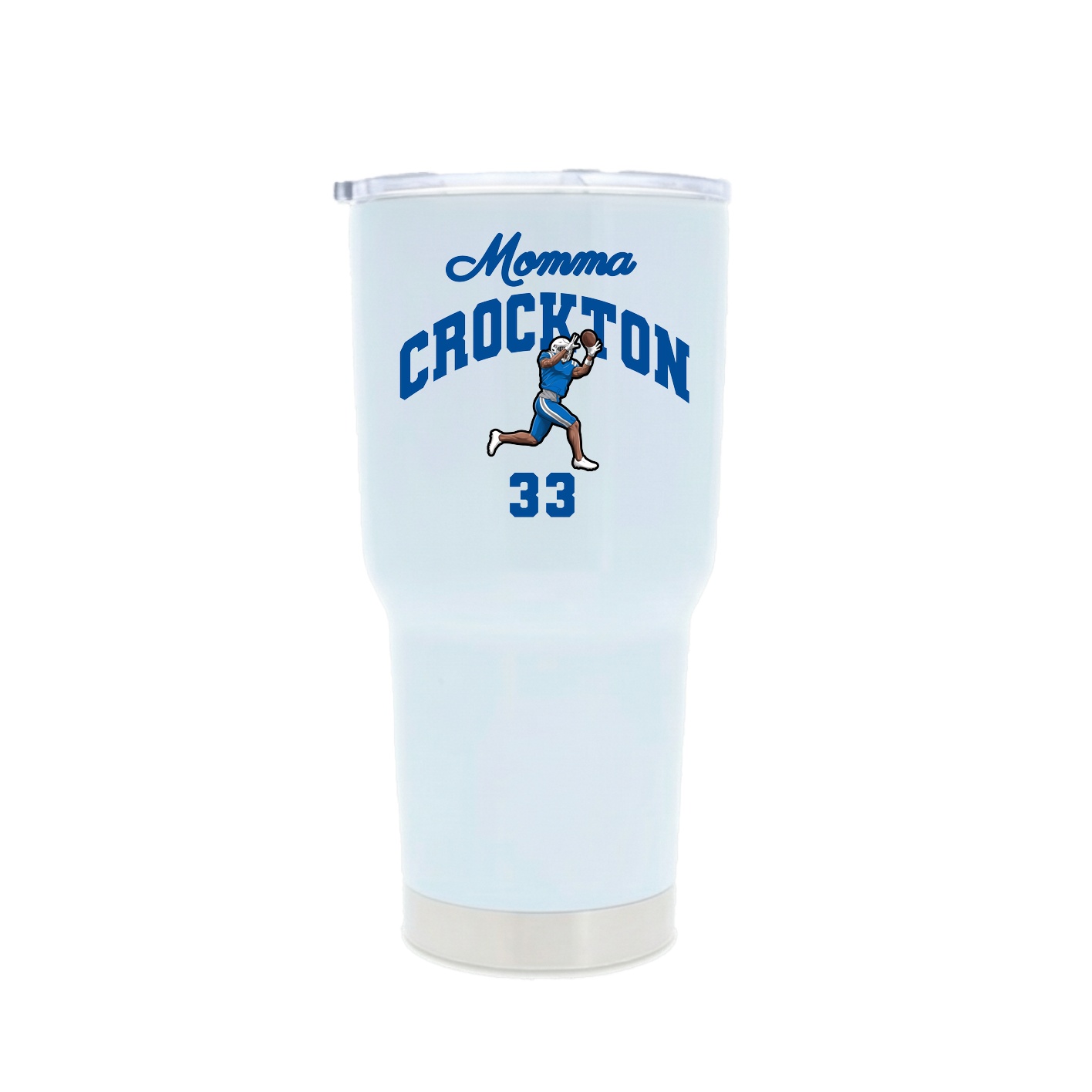 30oz Stainless Steel Tumbler — Mothers Day Arch in White