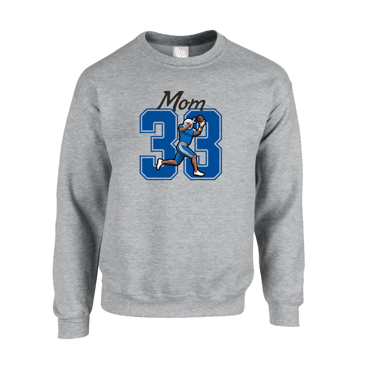 Fleece Crew — Mothers Day Shirsey in Grey