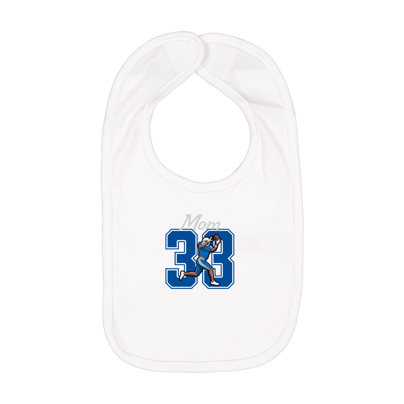 Infant Bib — Mothers Day Shirsey in White