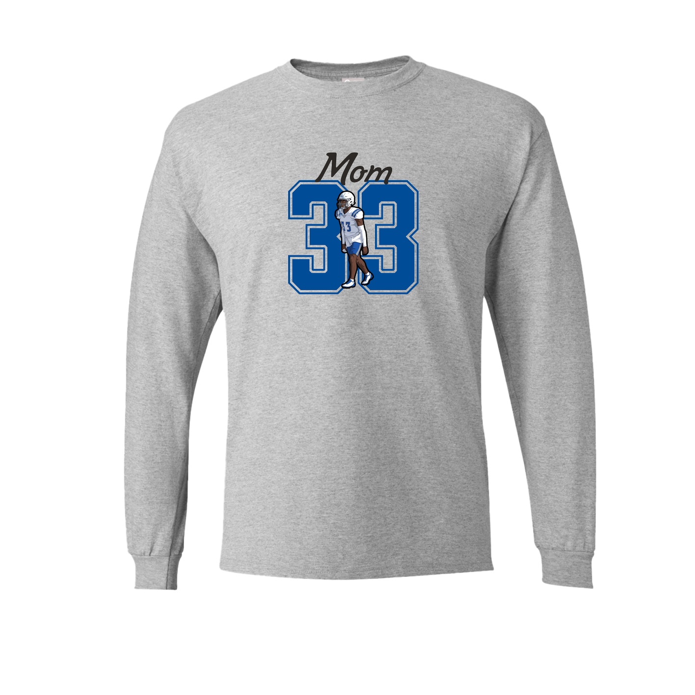 Long Sleeve Tee — Mothers Day Shirsey in Grey