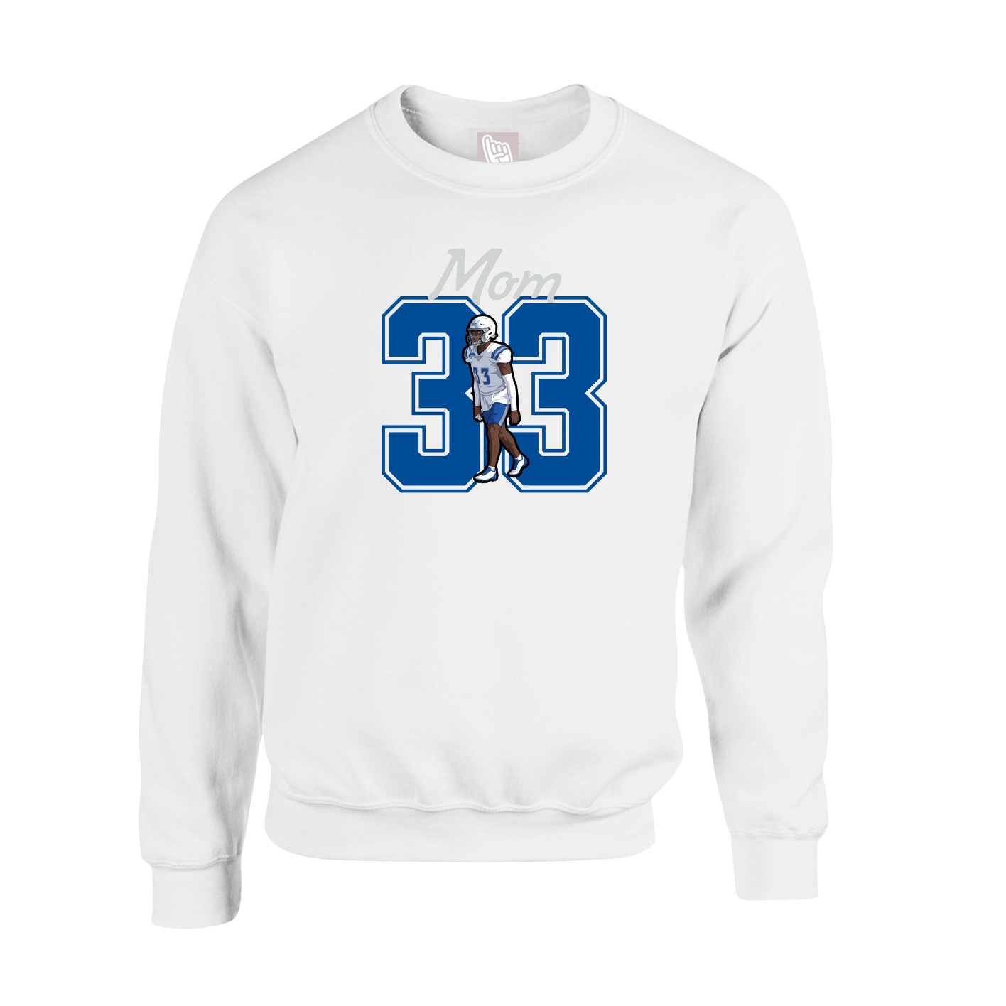 Fleece Crew — Mothers Day Shirsey in White