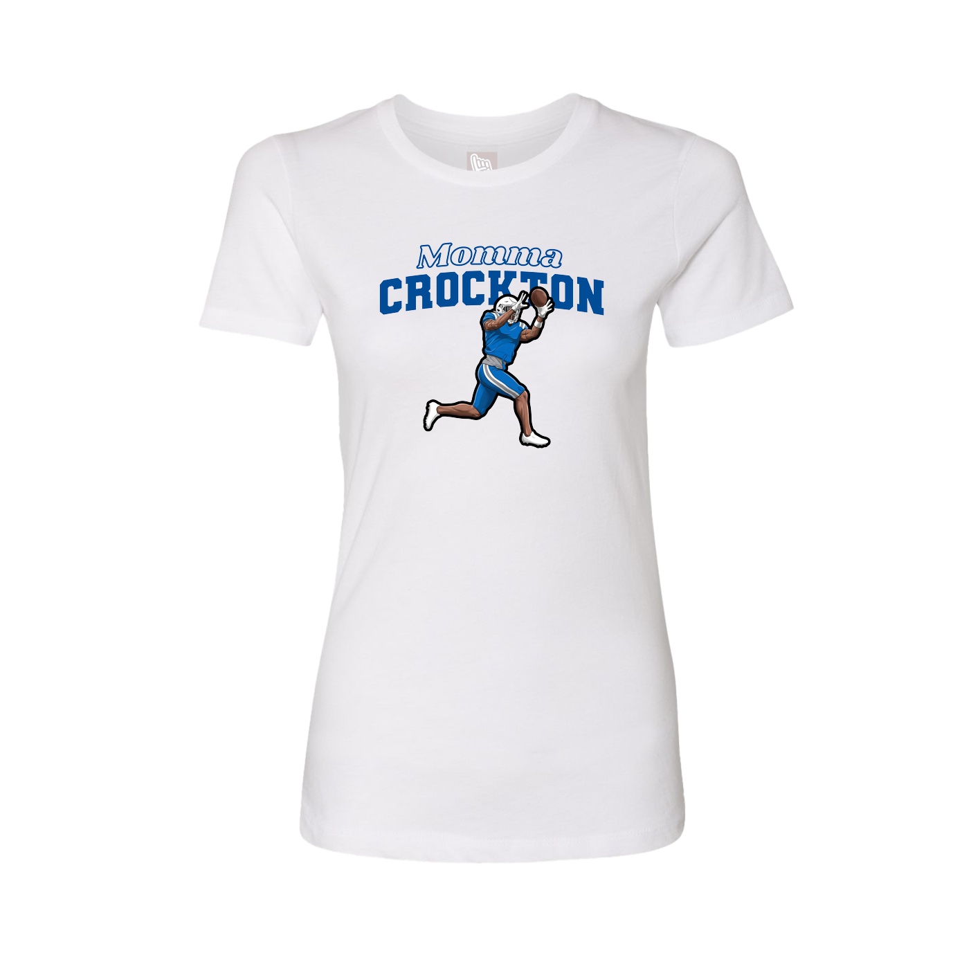 Womens Tee — Mothers Day Block in White