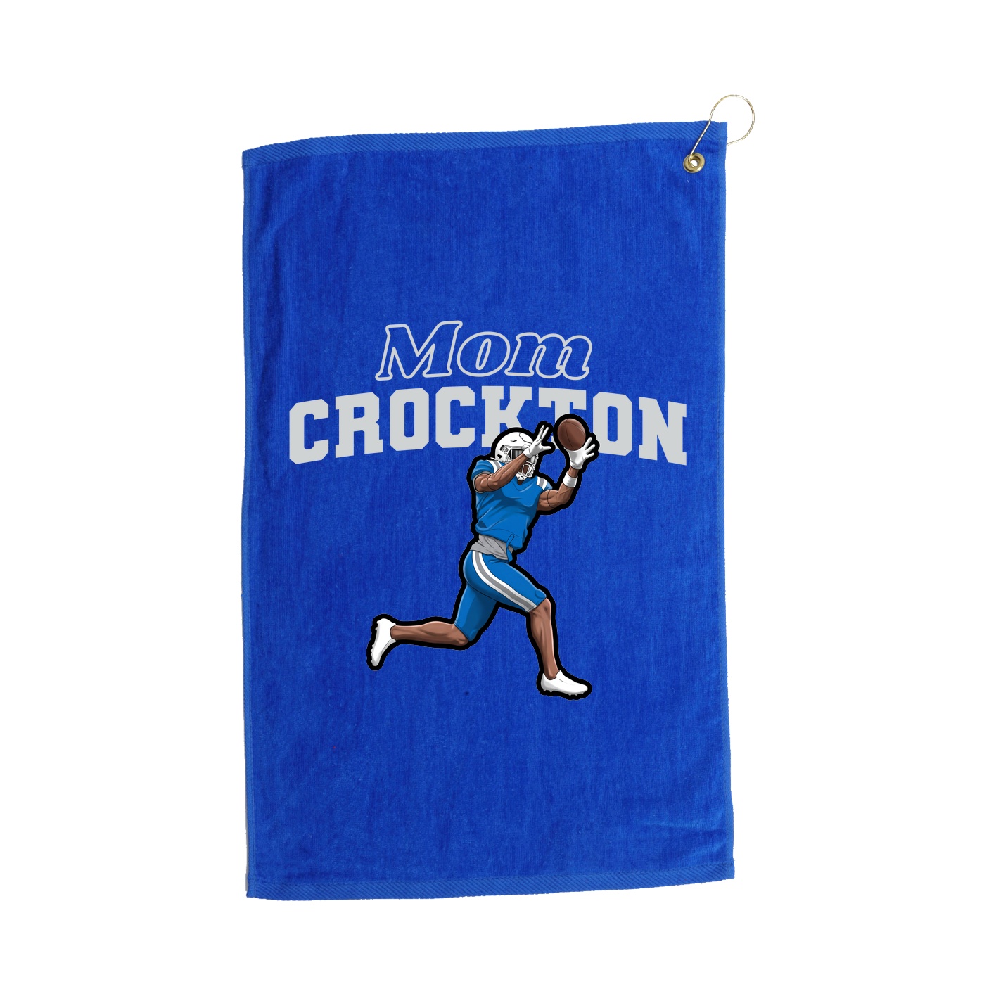 Golf Towel — Mothers Day Block in Royal
