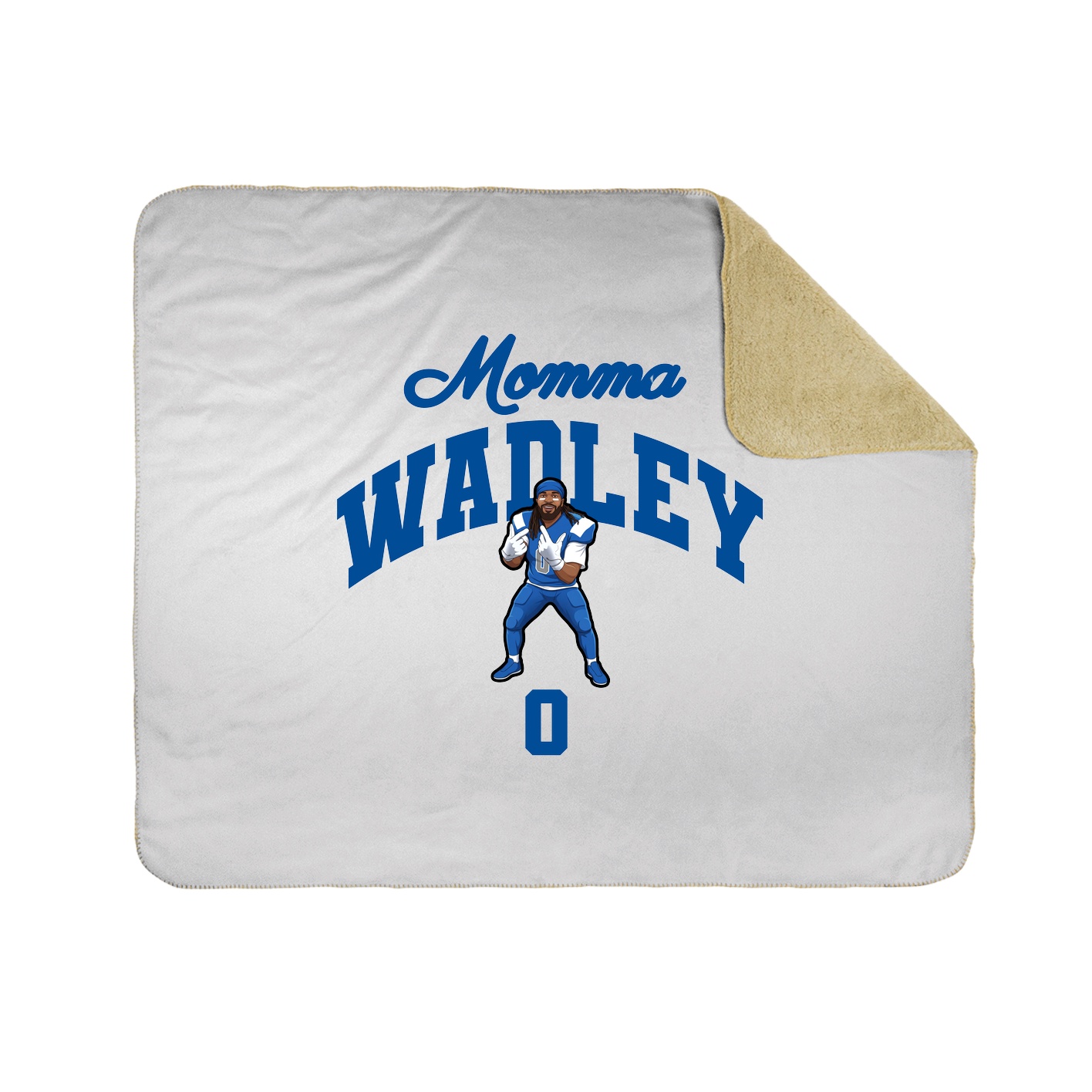 Throw Blanket — Mothers Day Arch in White