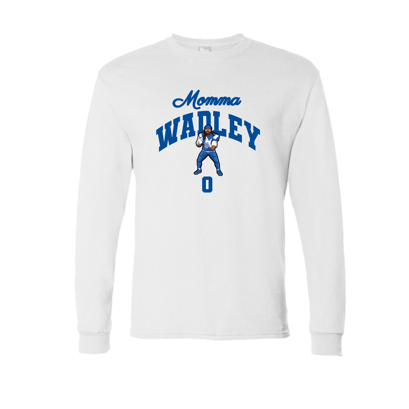 Long Sleeve Tee — Mothers Day Arch in White