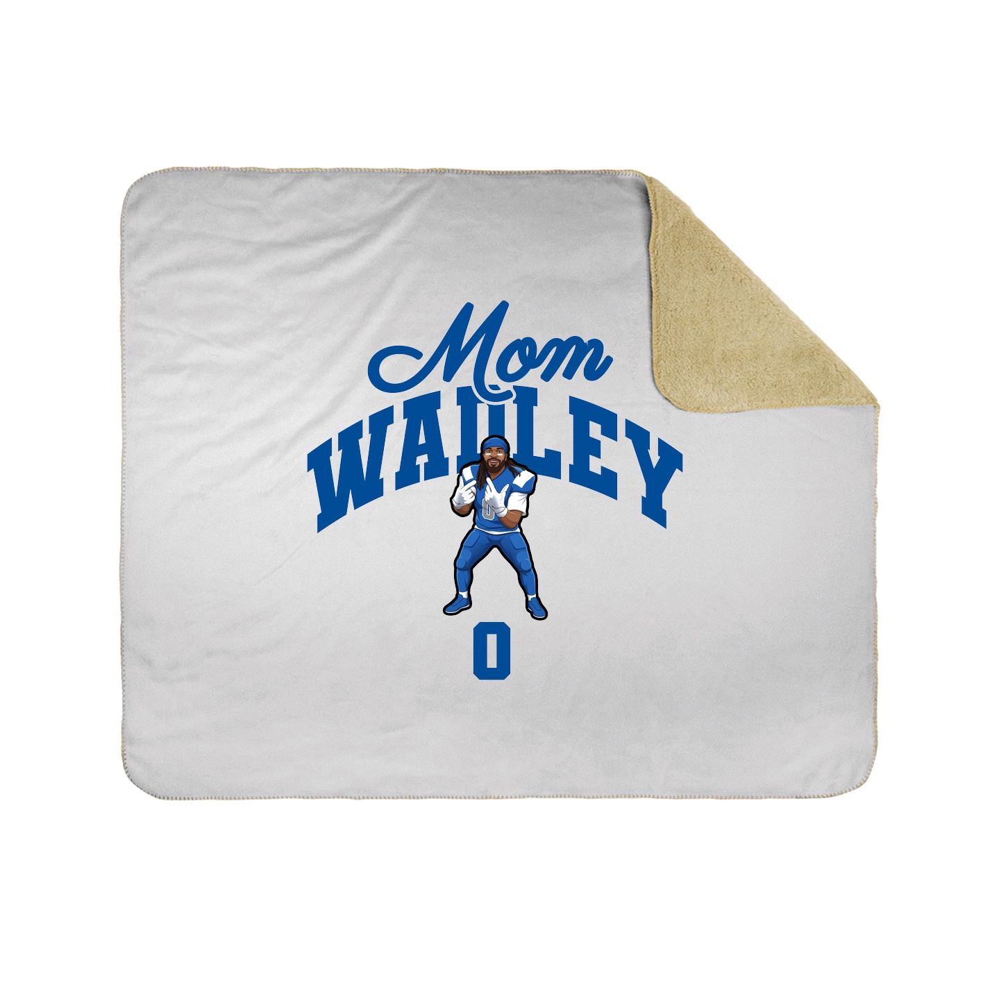 Throw Blanket — Mothers Day Arch in White