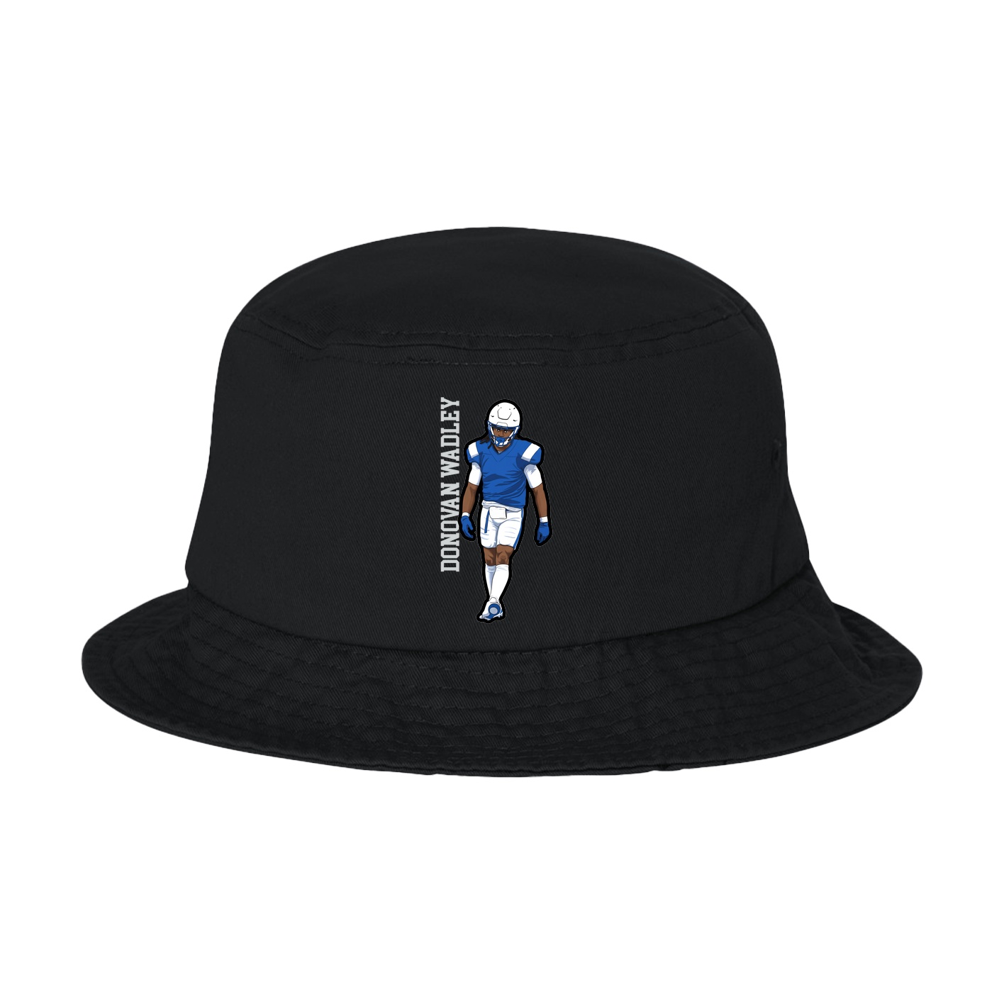 Bucket Cap — Name Vertical in Black