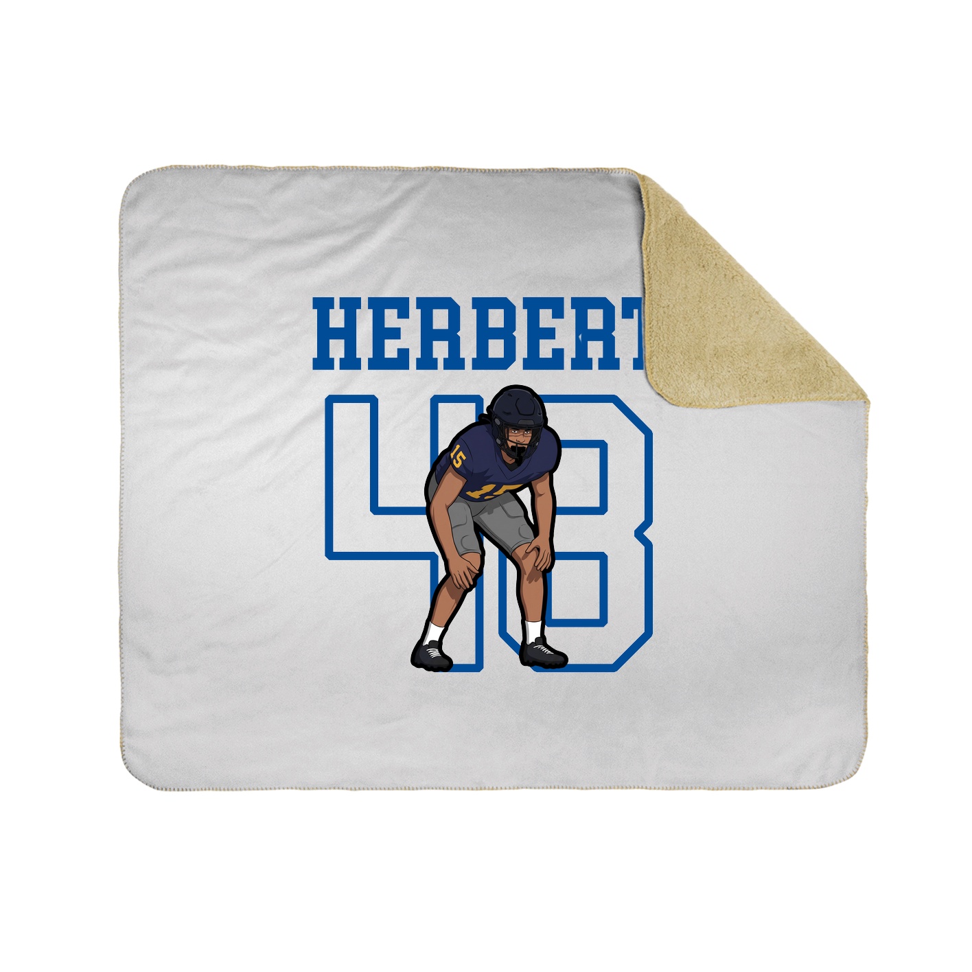 Throw Blanket — Shirsey in White