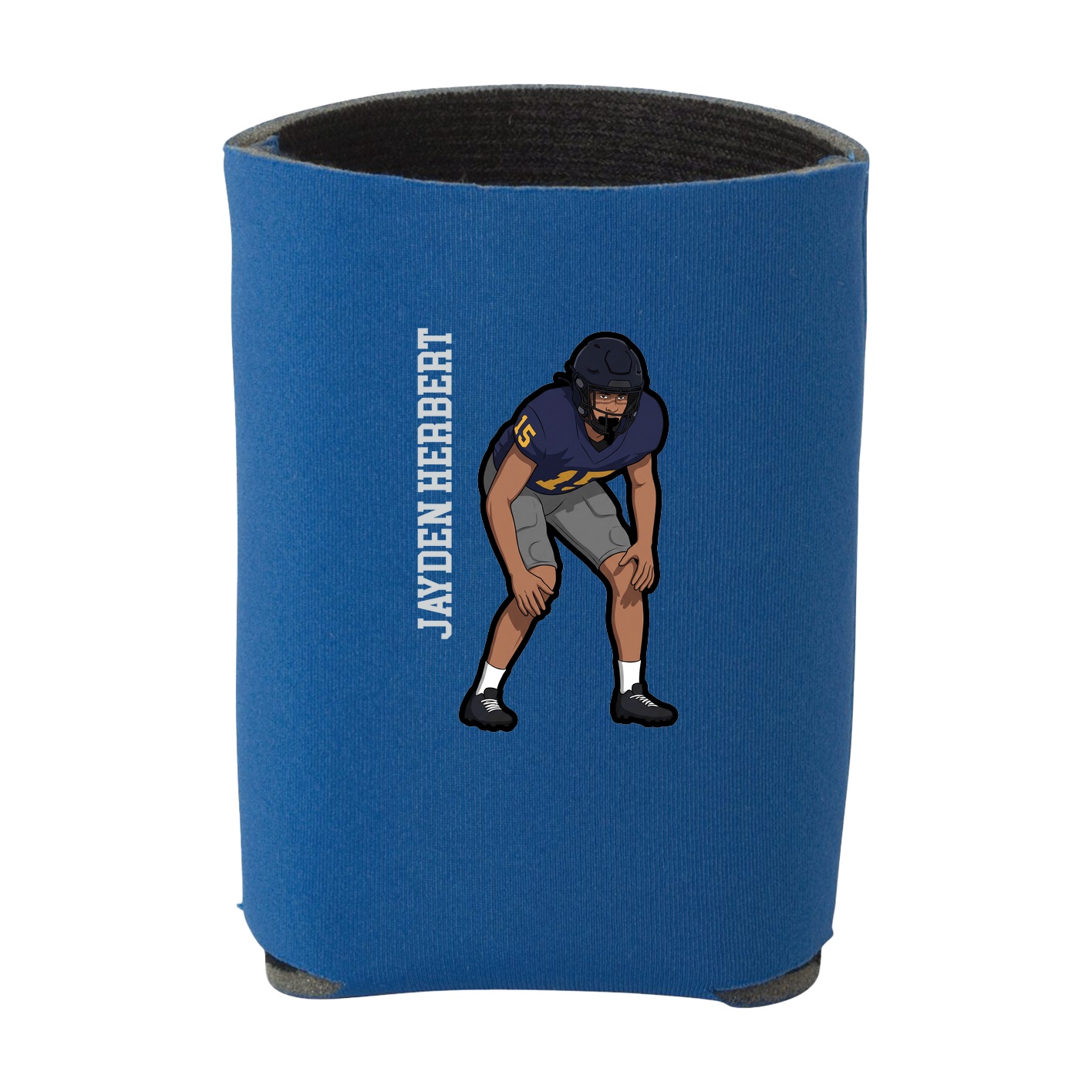 Can Holder — Name Vertical in Royal