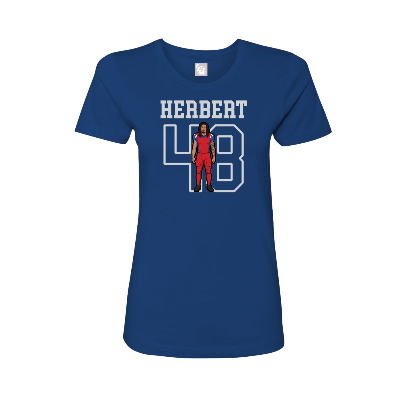 Fitted Women's Tee — Shirsey in Royal