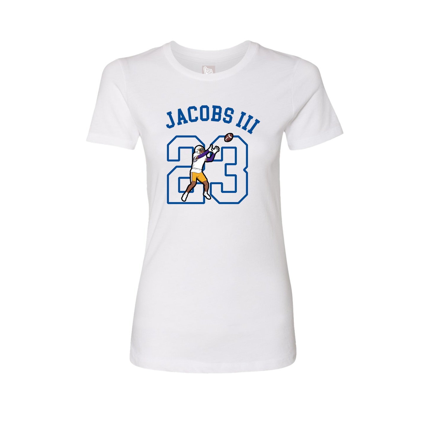 Fitted Women's Tee — Shirsey Arch in White