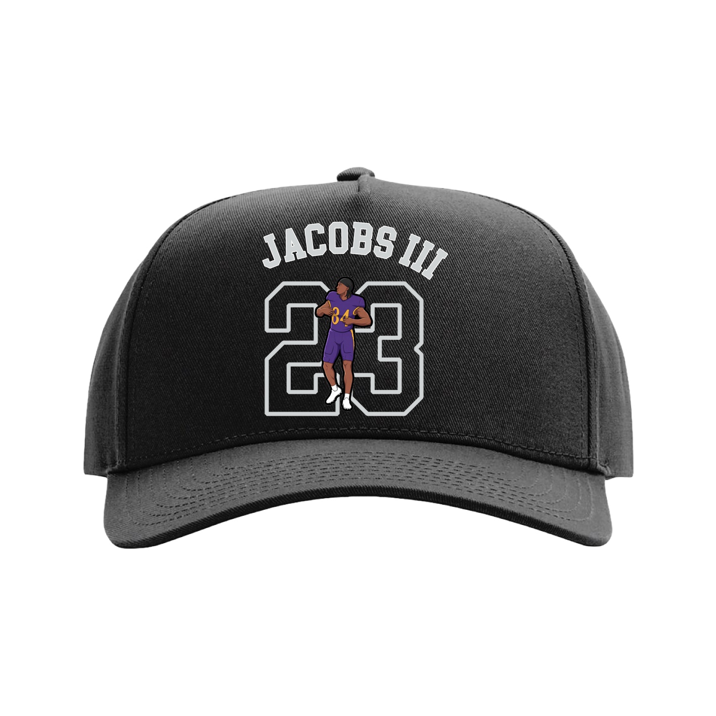 Full Fabric Five-Panel Champ Cap