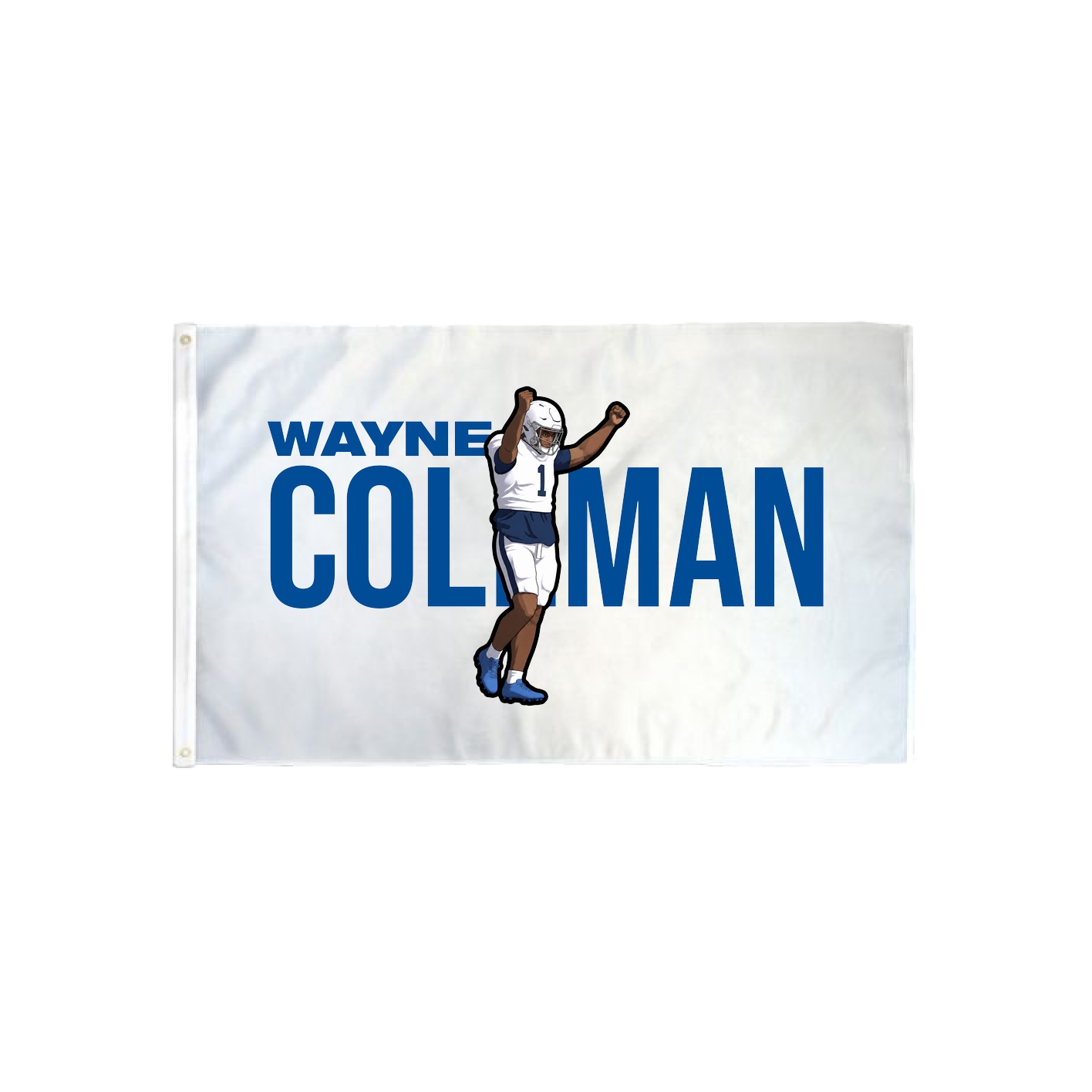3x5 Flag — Player Name in Classic