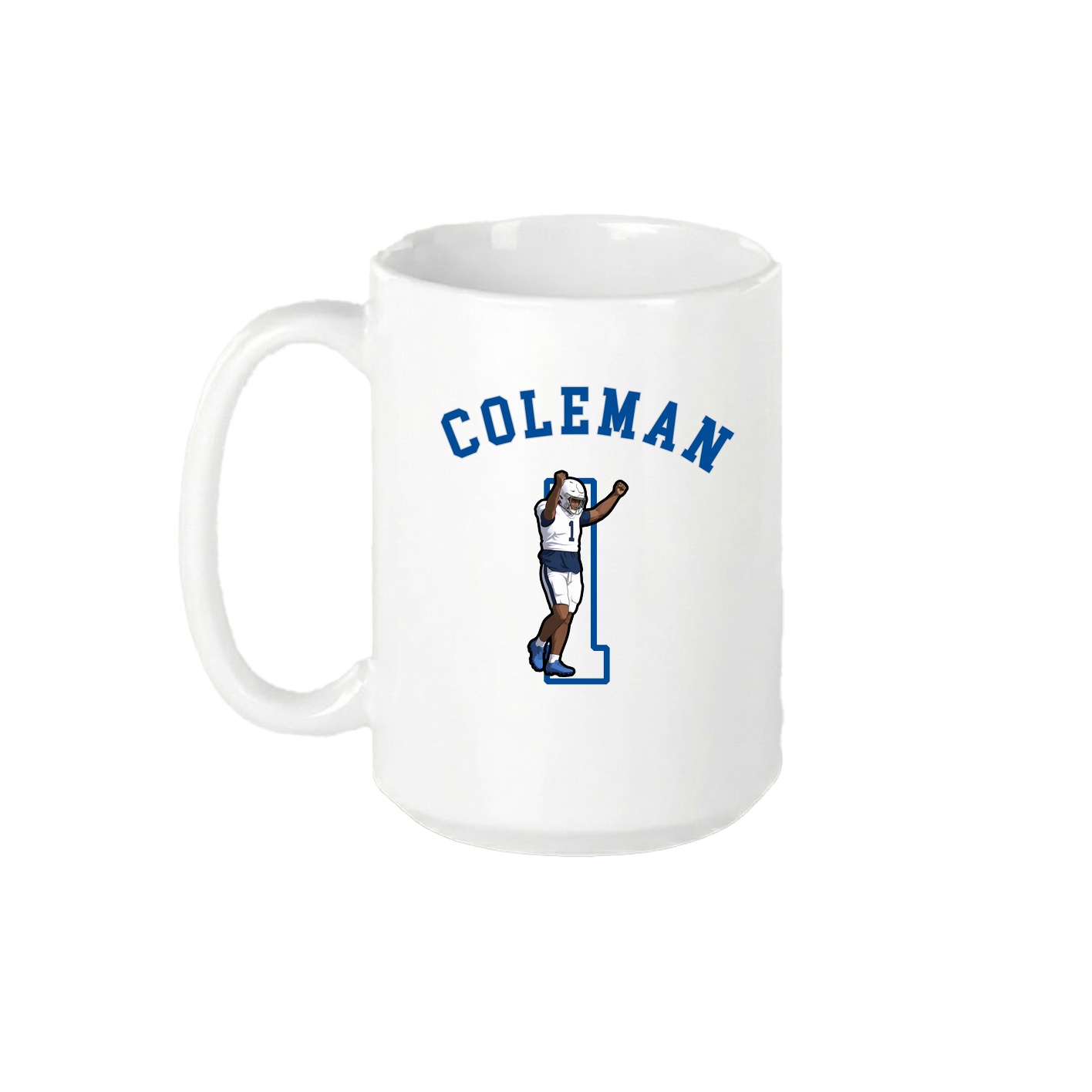 15oz Coffee Mug — Shirsey Arch in White