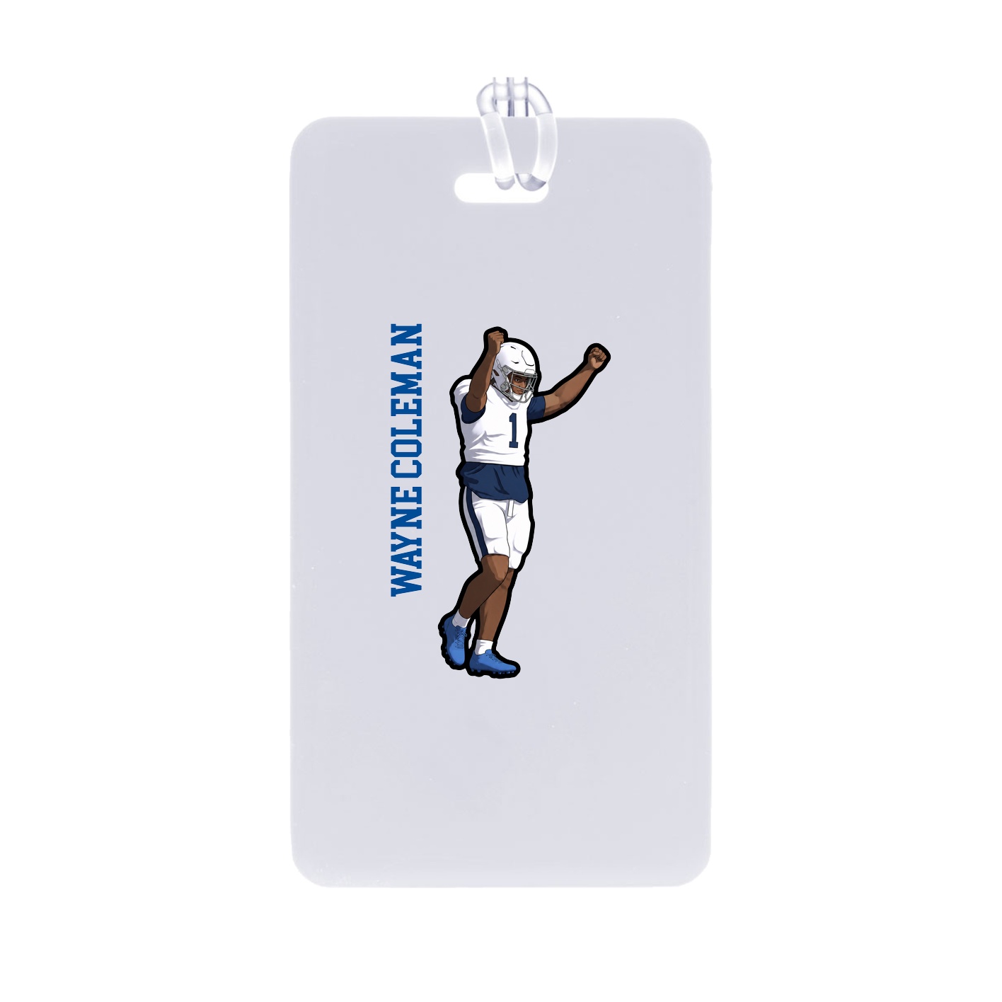 Bag Tag — Name Vertical in Classic